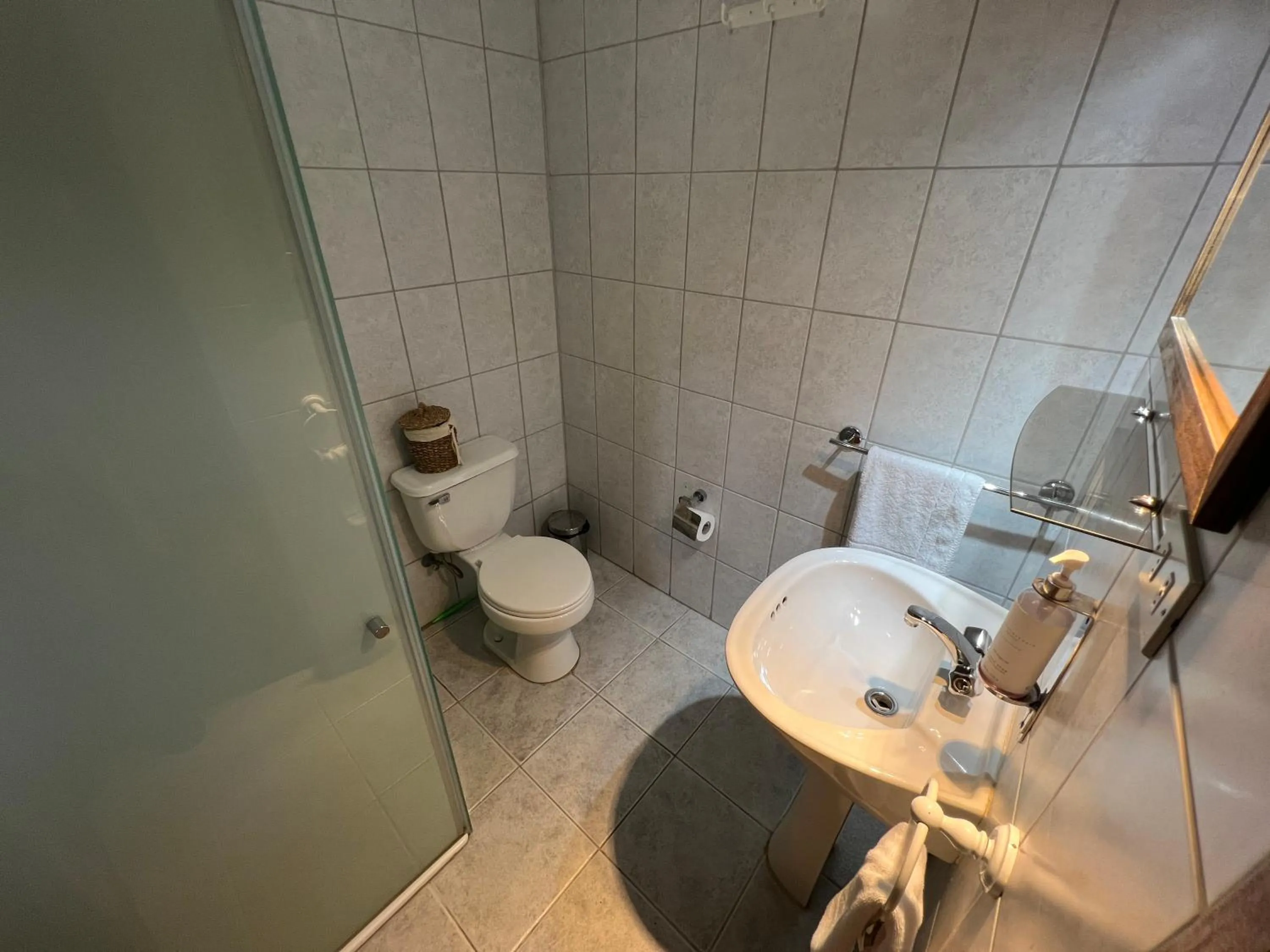 Shower in Green Baker Lodge