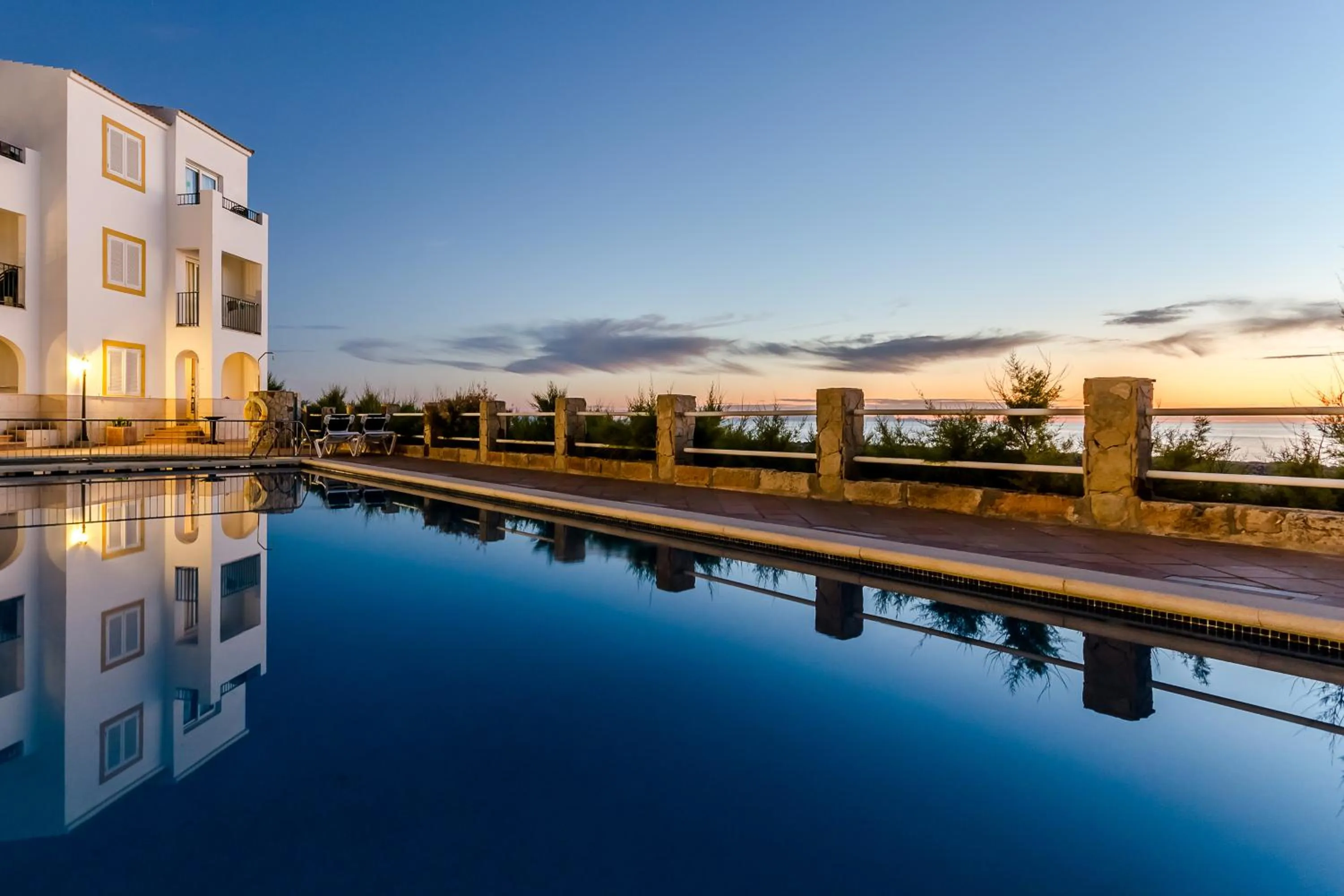 Swimming pool in Apartamentos Blancala
