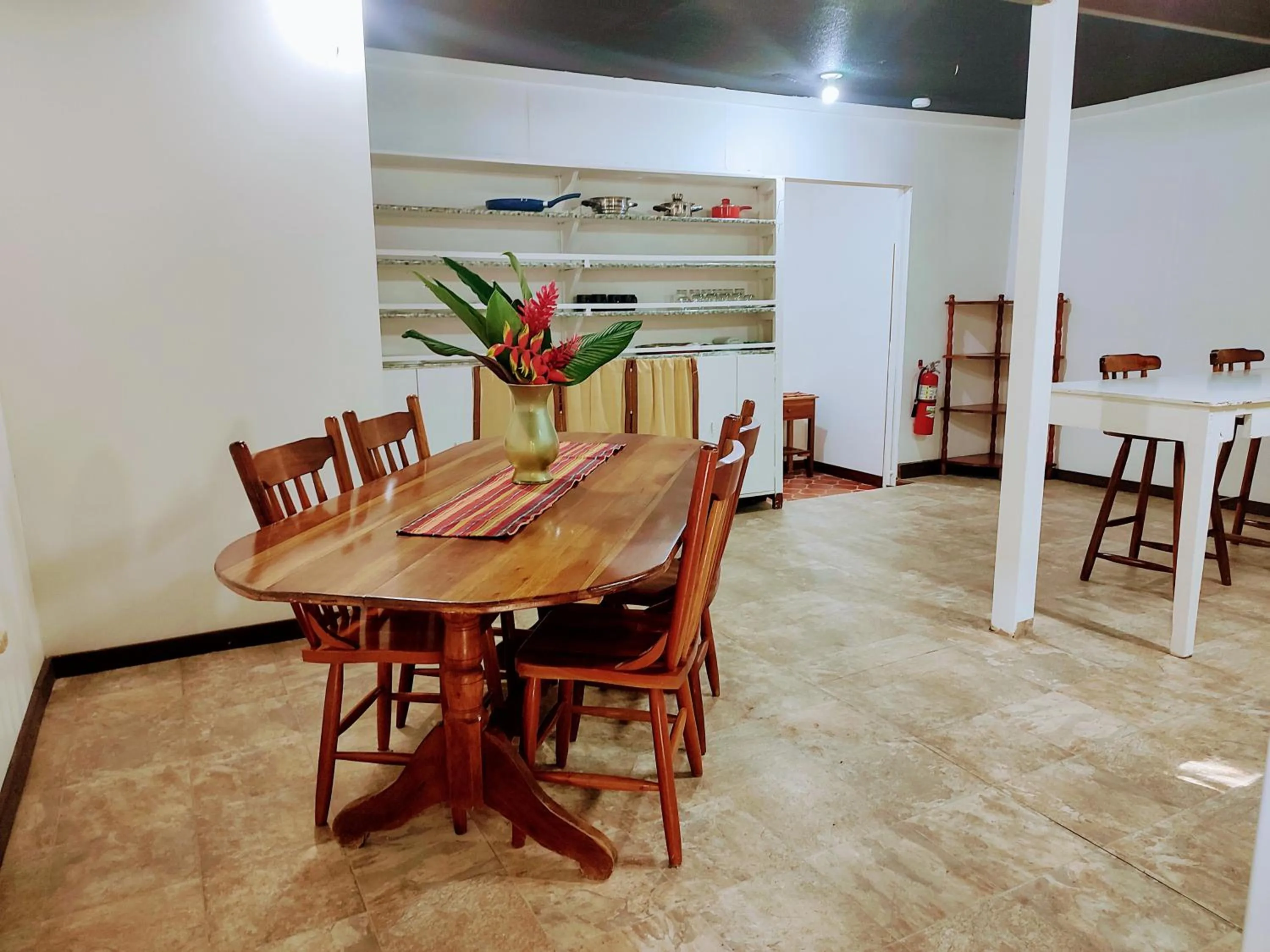 Dining area in Maya Mountain Lodge