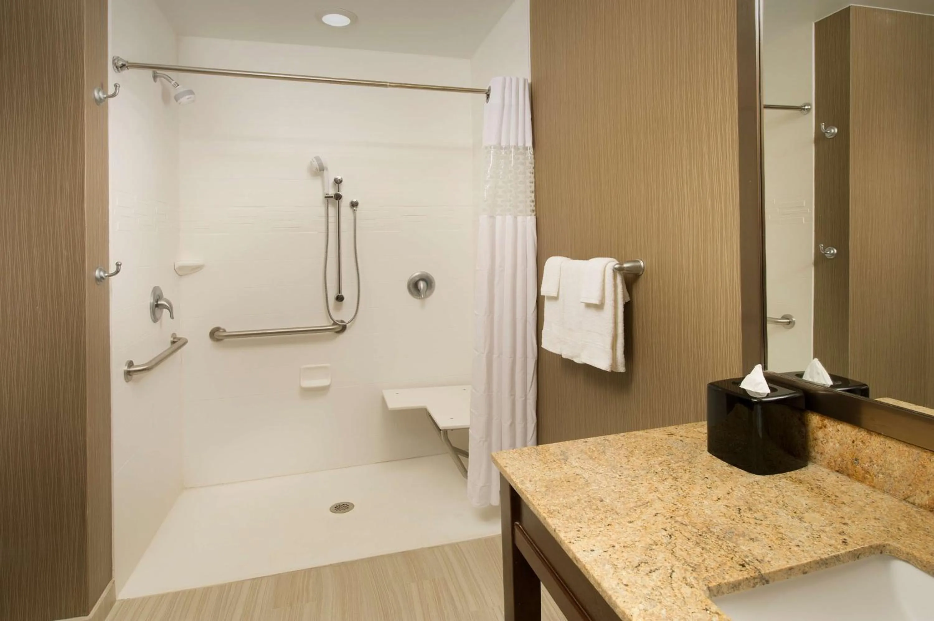 Shower in Hampton Inn & Suites San Antonio-Downtown/Market Square