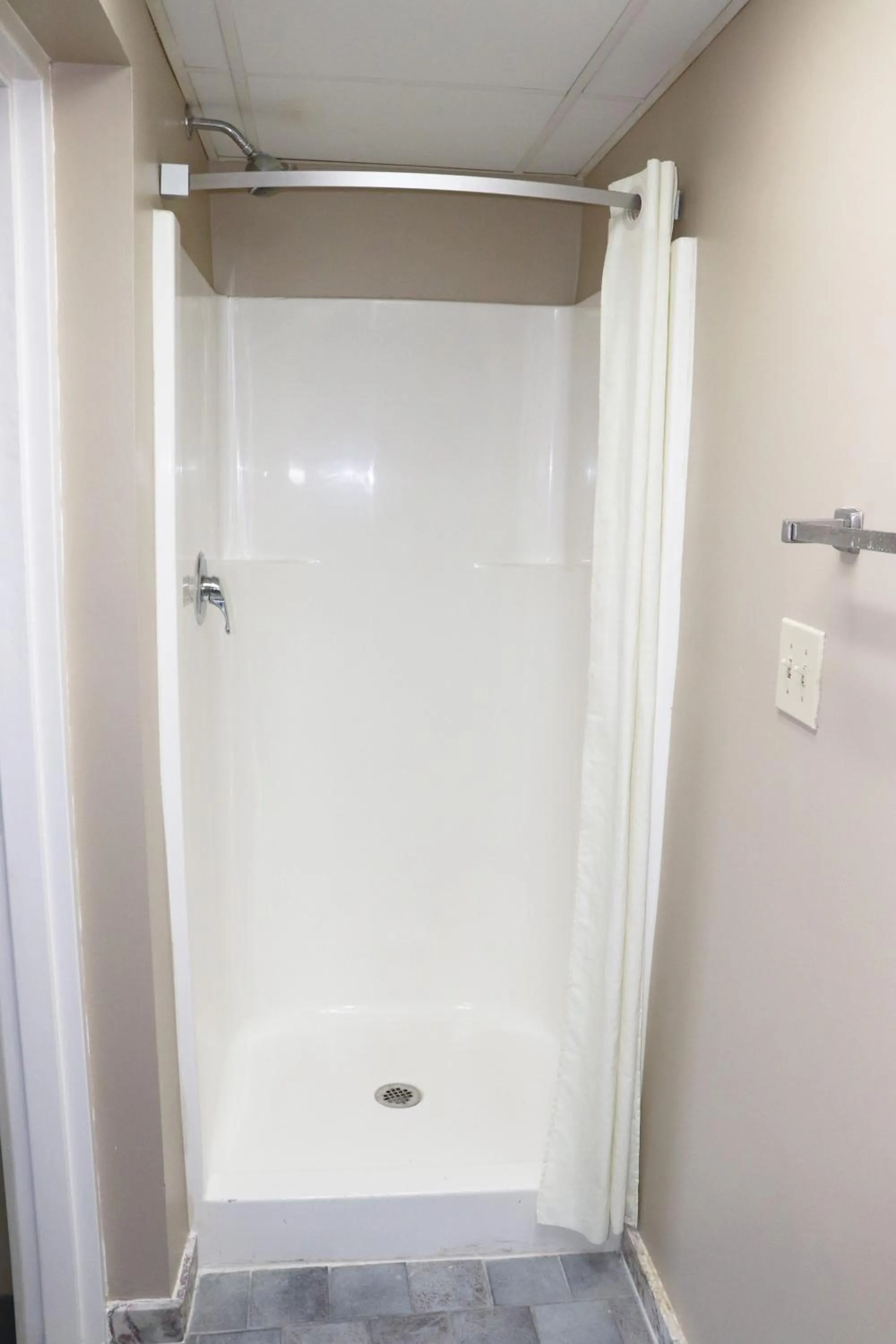 Shower in Super 8 by Wyndham Clarksville East