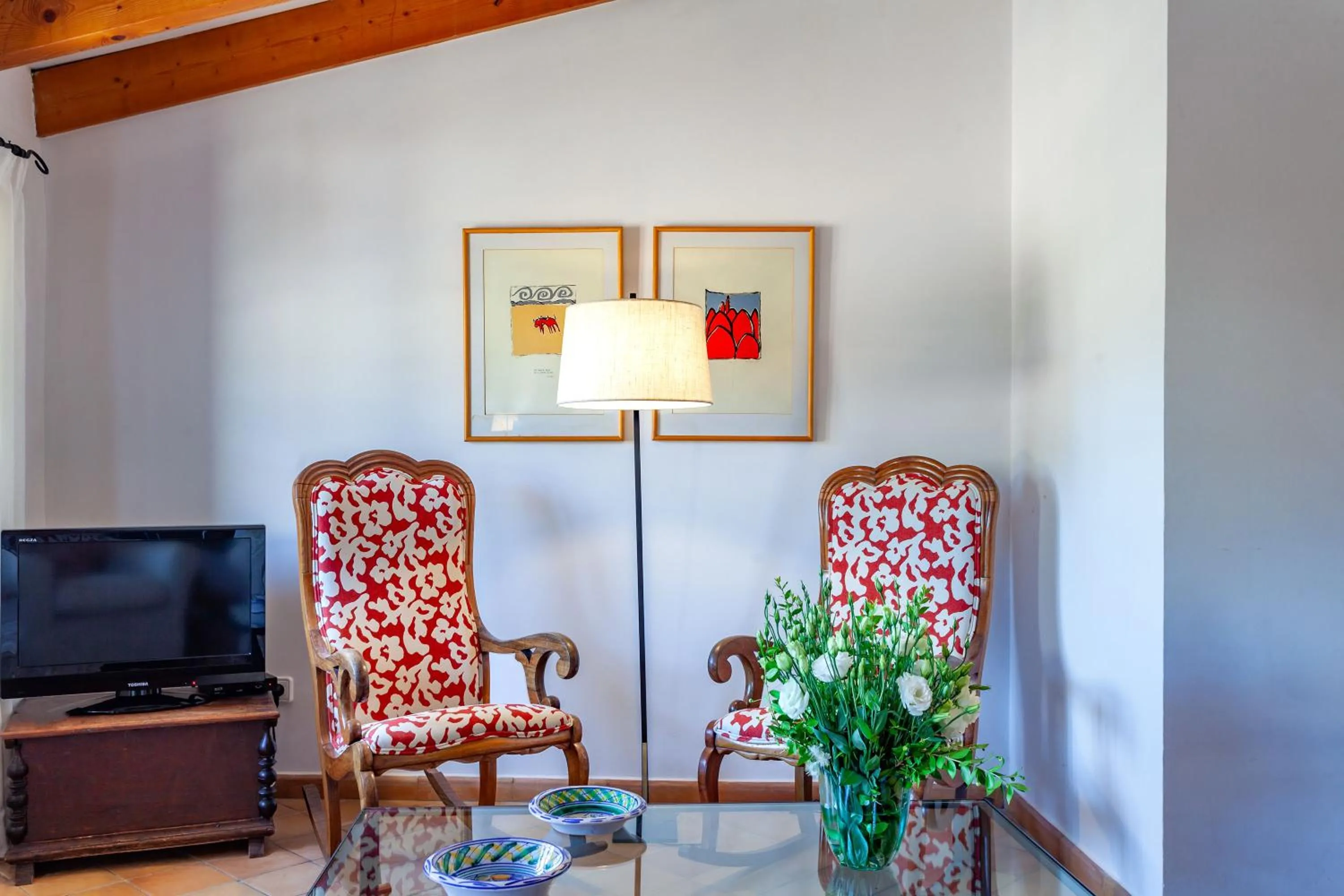 Seating area in Finca Hotel Son Palou
