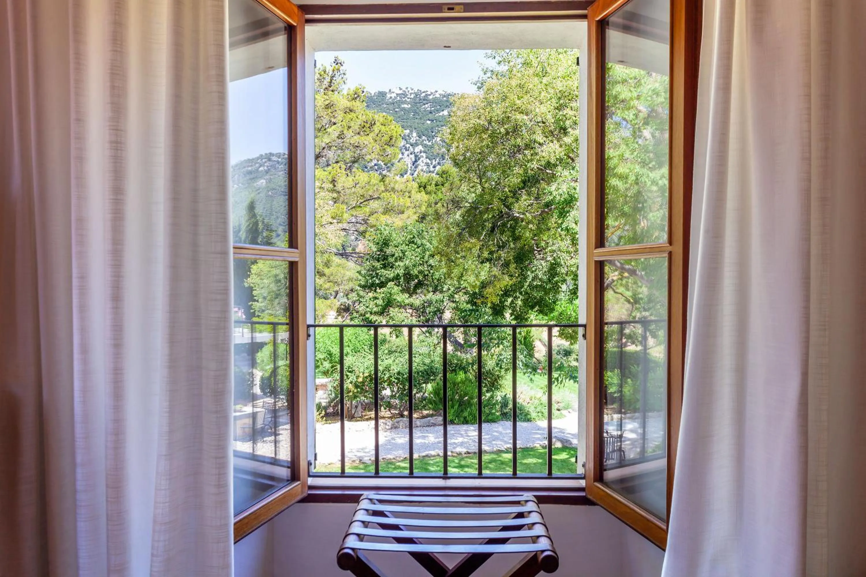 Garden view in Finca Hotel Son Palou