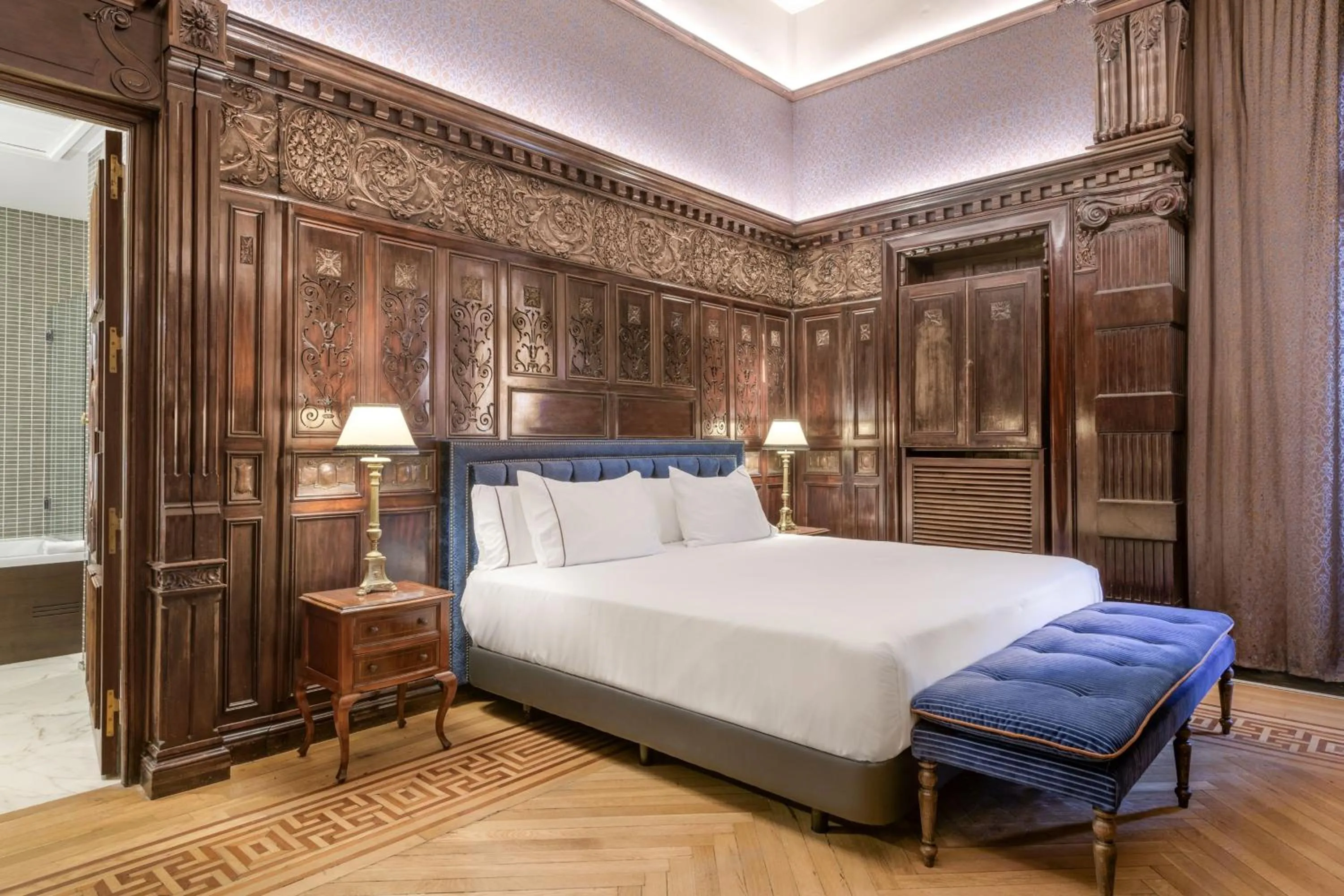 Bedroom, Bed in Hotel Palacio del Retiro, Autograph Collection