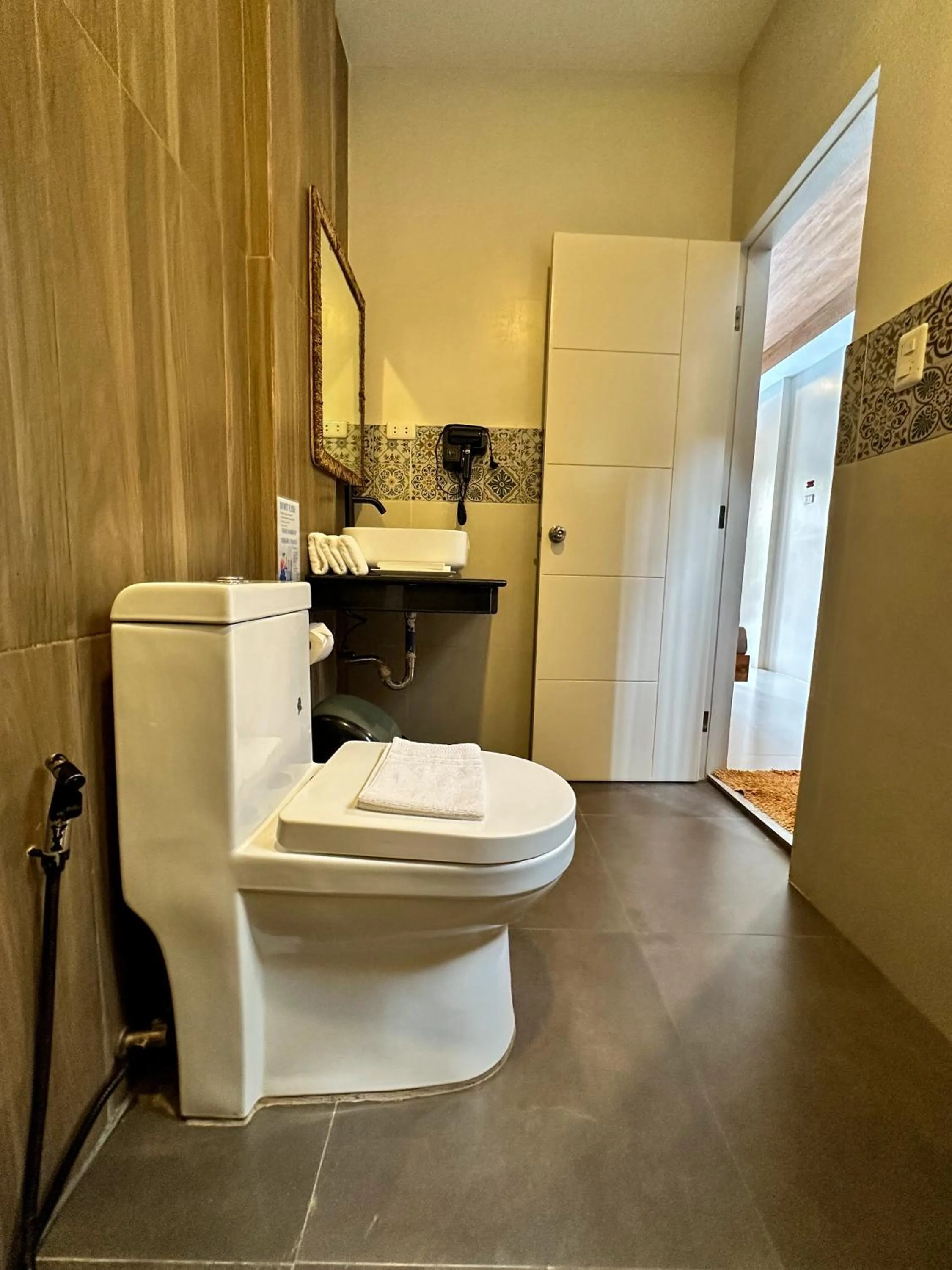 Toilet in TEZA Resort