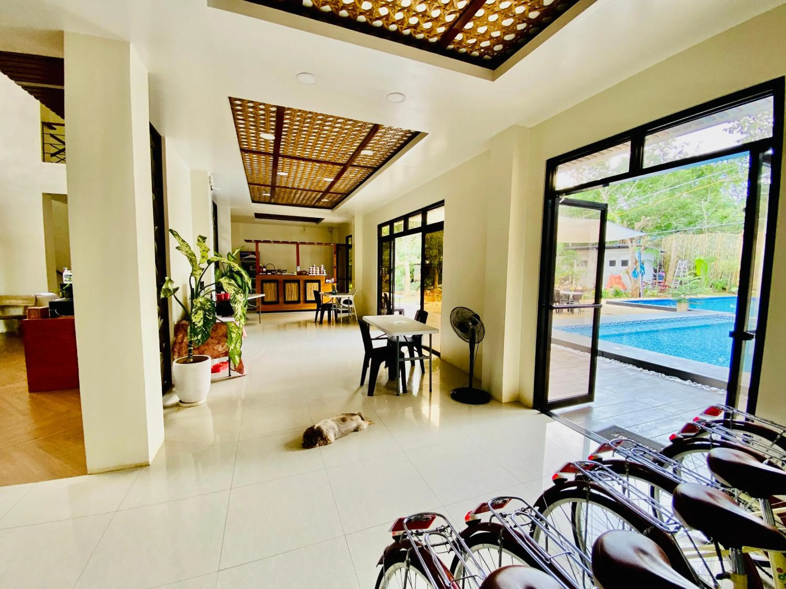 Dining area in TEZA Resort
