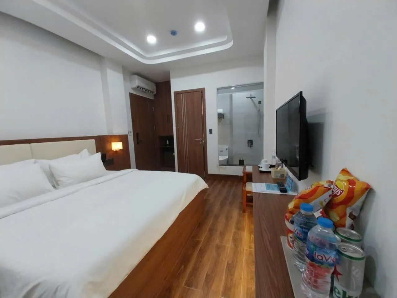 Bed in Santini Hotel