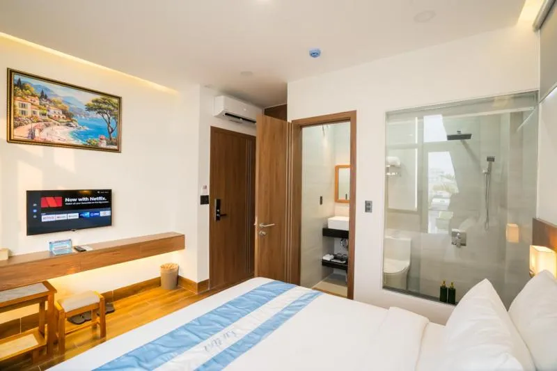 Bed in Santini Hotel