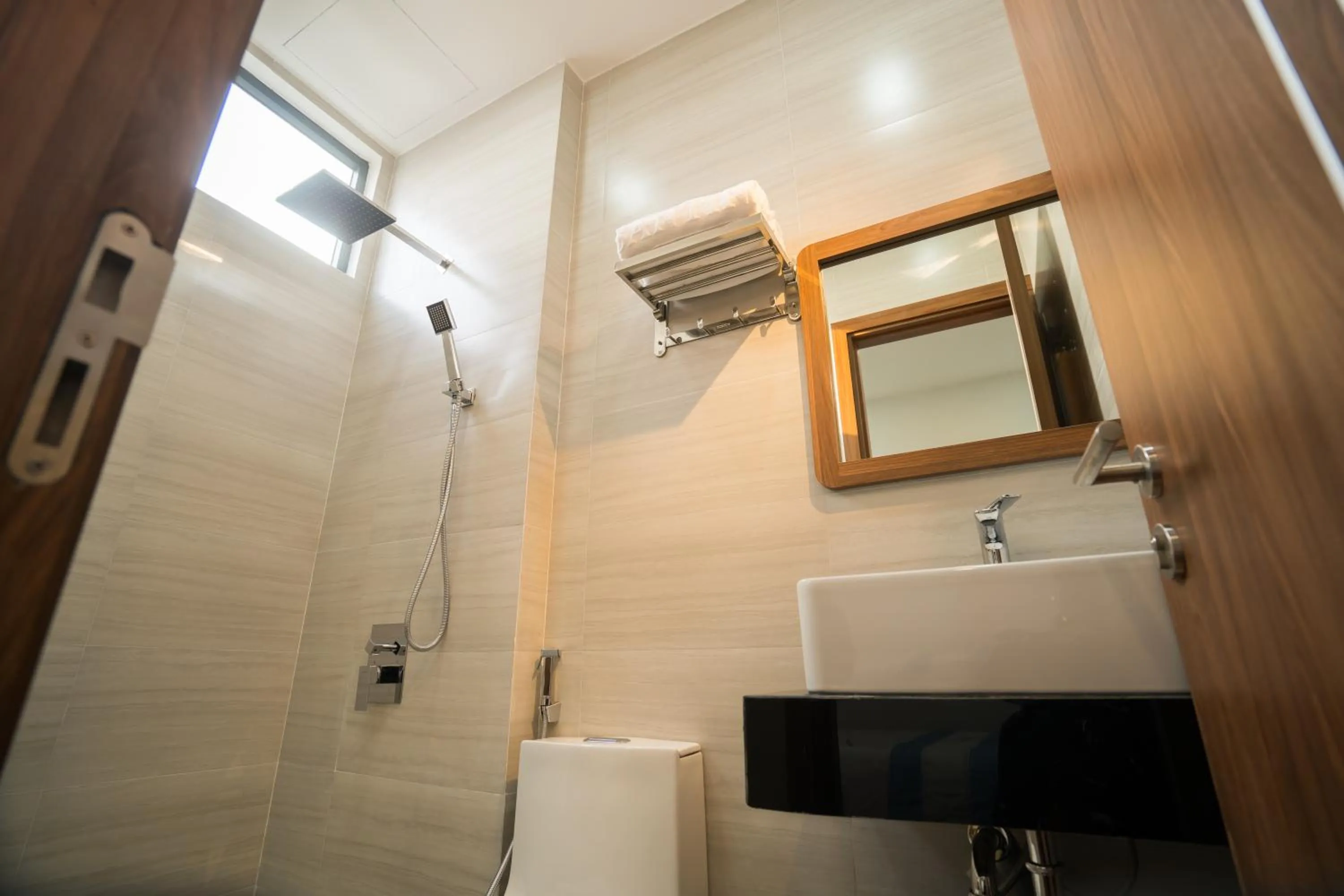 Bathroom in Santini Hotel