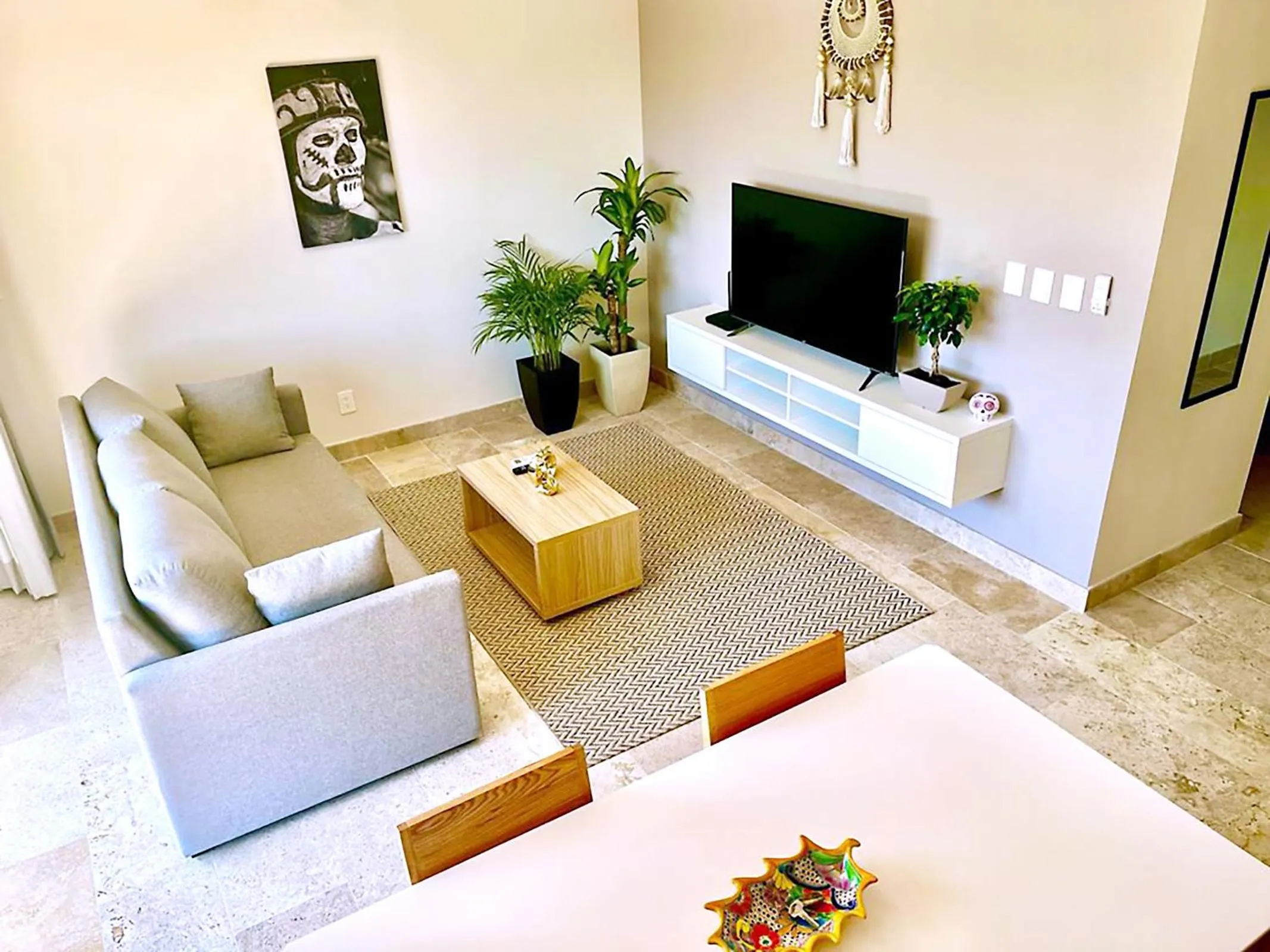 Living room in Elegant 1BR ALDEA ZAMA Tulum