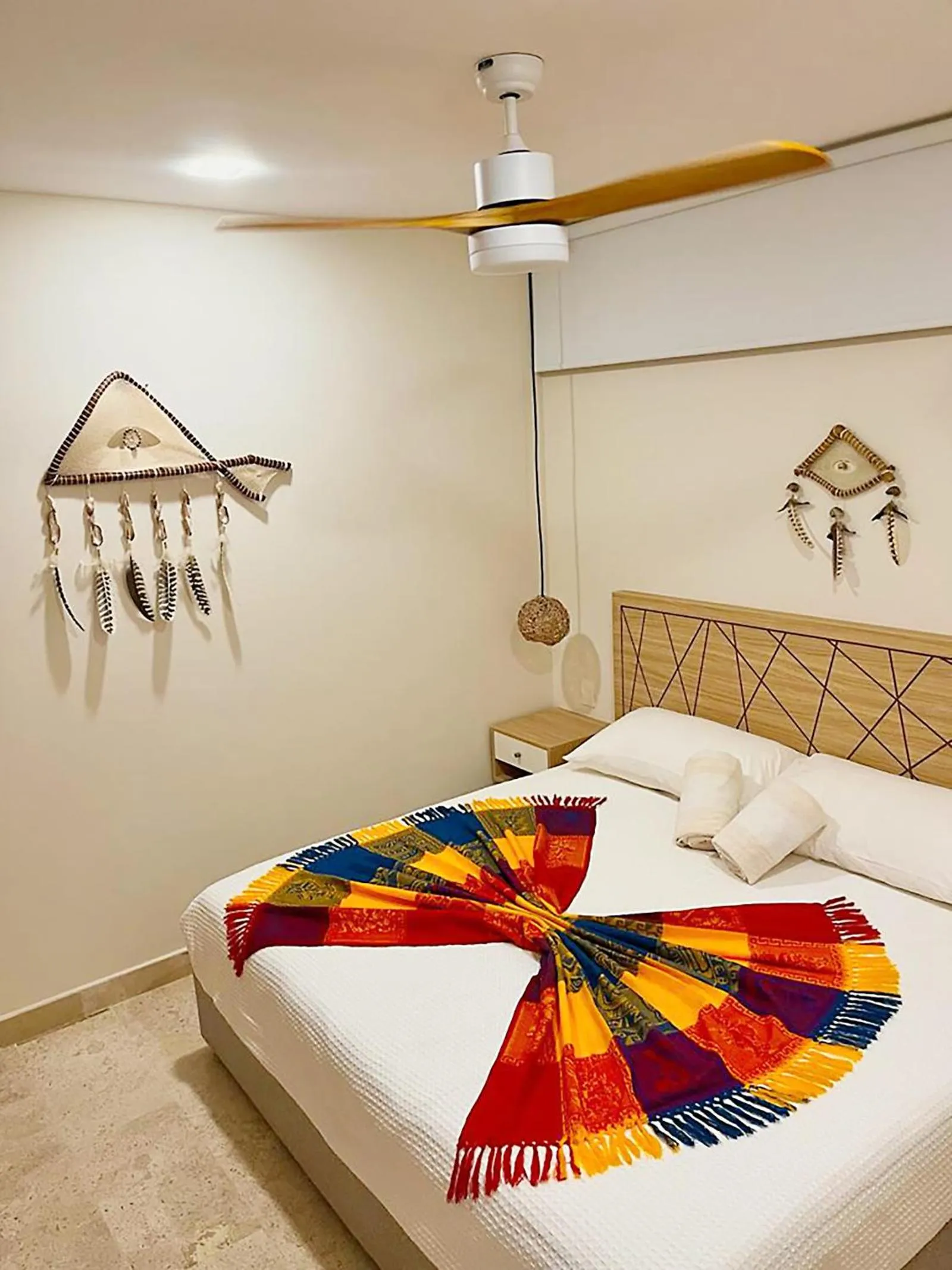 Bedroom, Bed in Elegant 1BR ALDEA ZAMA Tulum