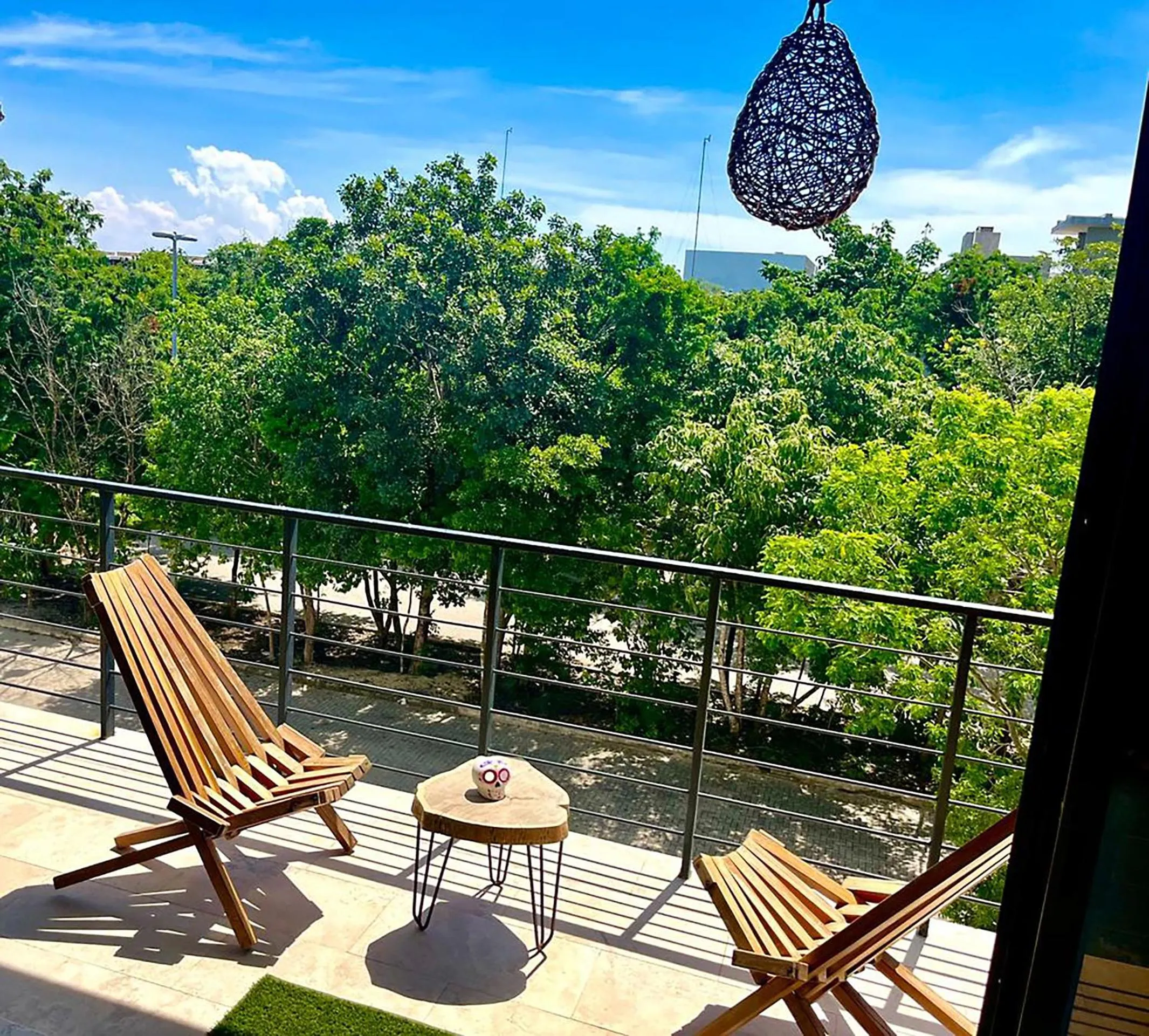 Balcony/Terrace in Elegant 1BR ALDEA ZAMA Tulum