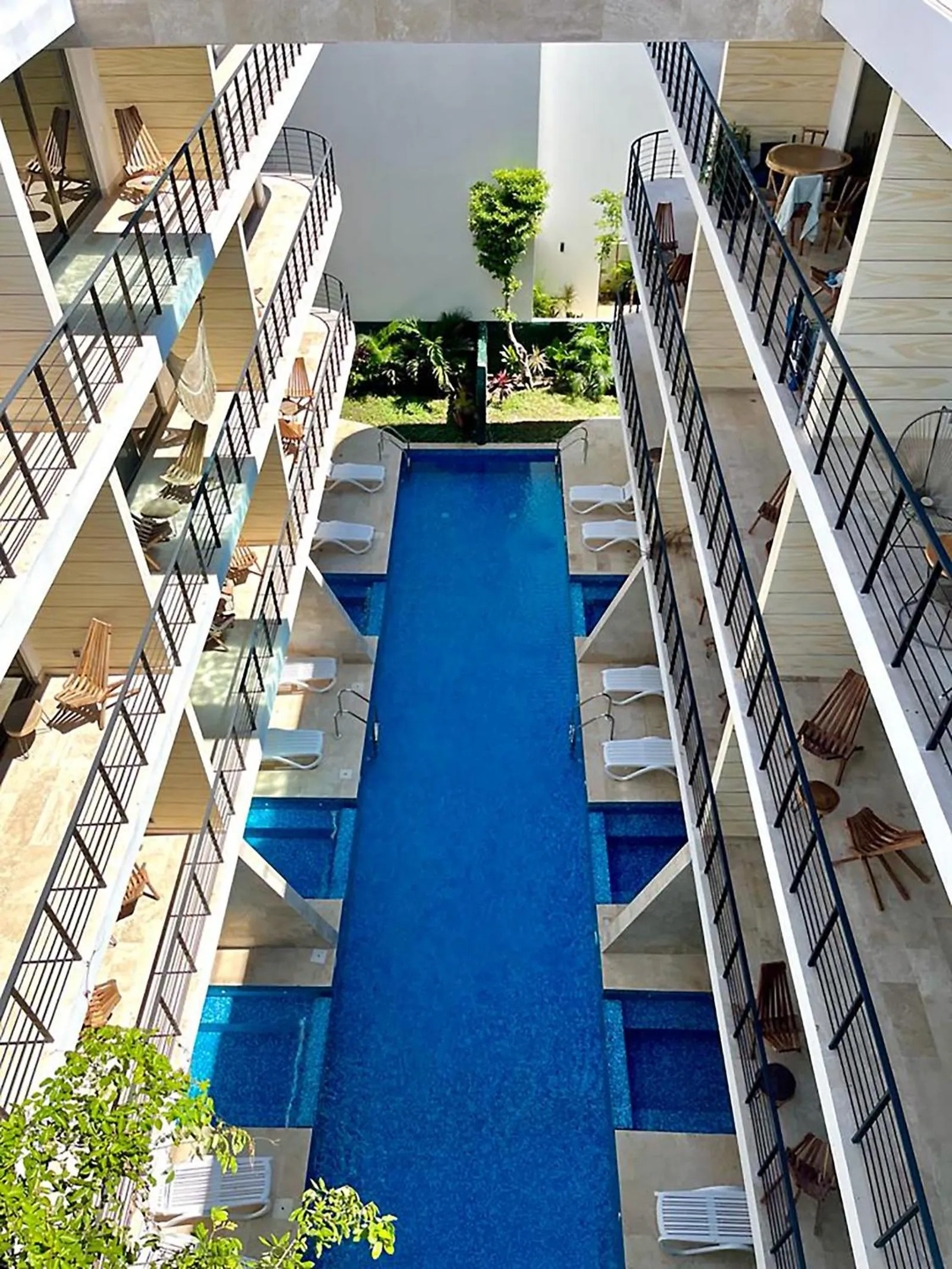 Swimming pool in Elegant 1BR ALDEA ZAMA Tulum