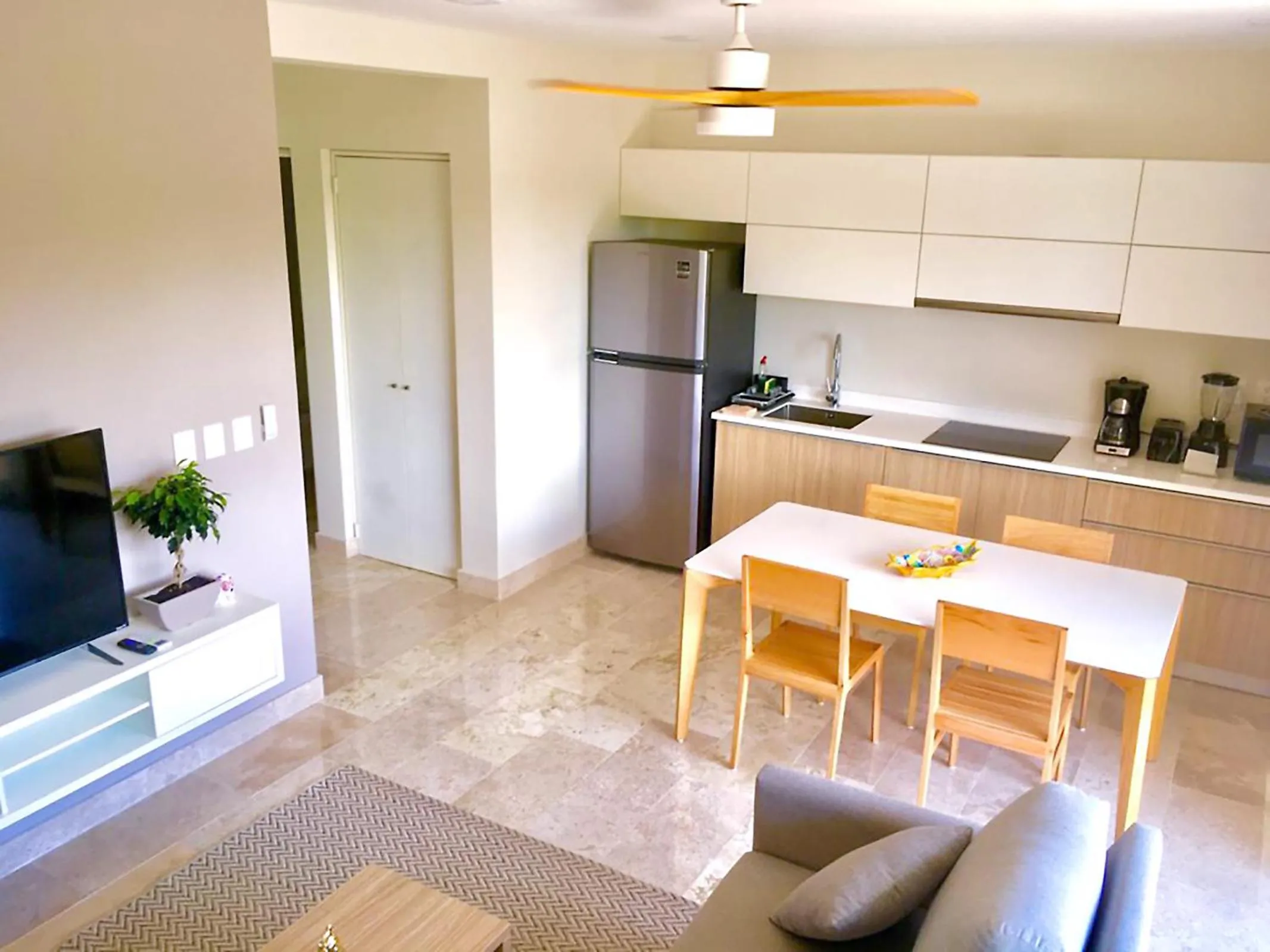 Dining area in Elegant 1BR ALDEA ZAMA Tulum