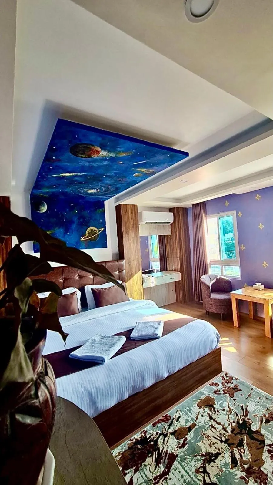 Bed in Dream Palace Resort