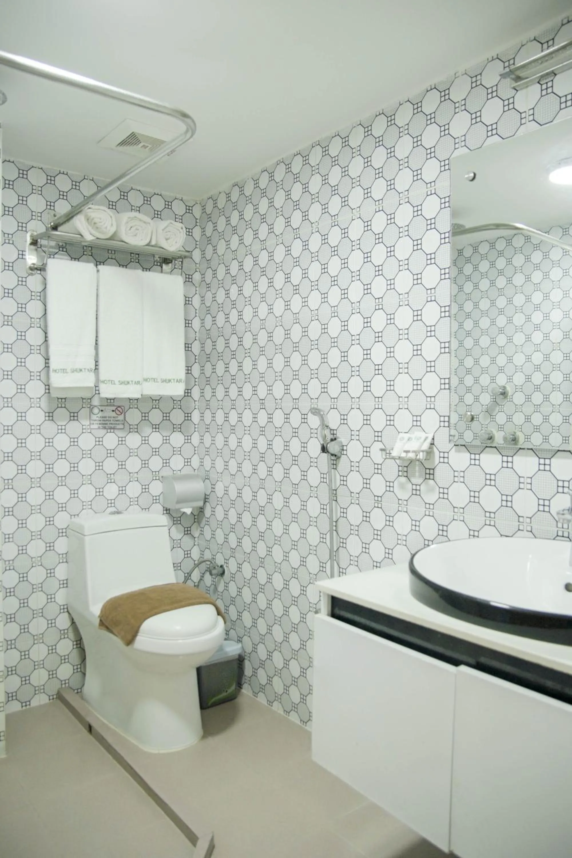 Bathroom in Hotel Shuktara Dhaka