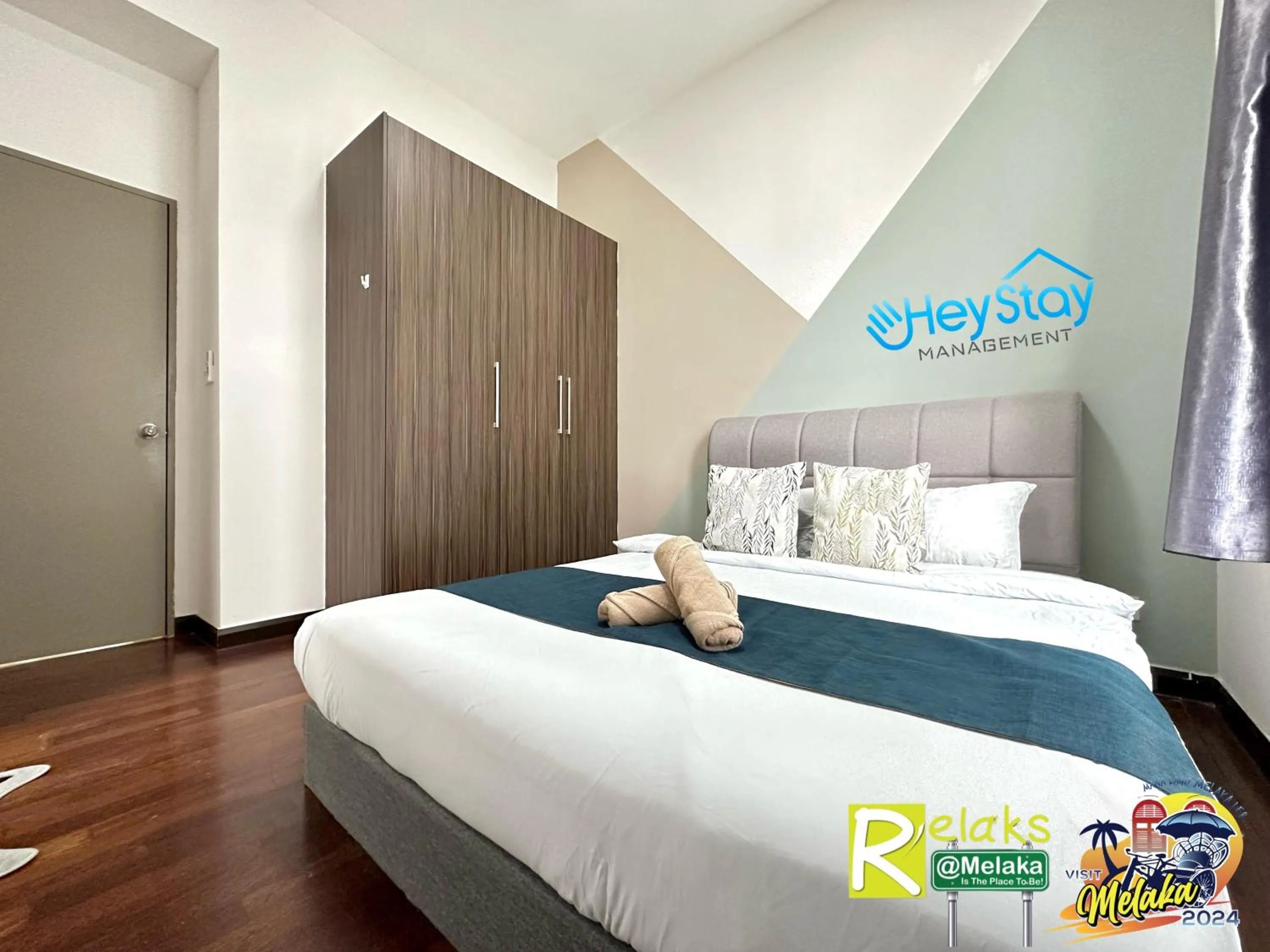 Bed in Silver Scape Residence Melaka Raya By Heystay Management