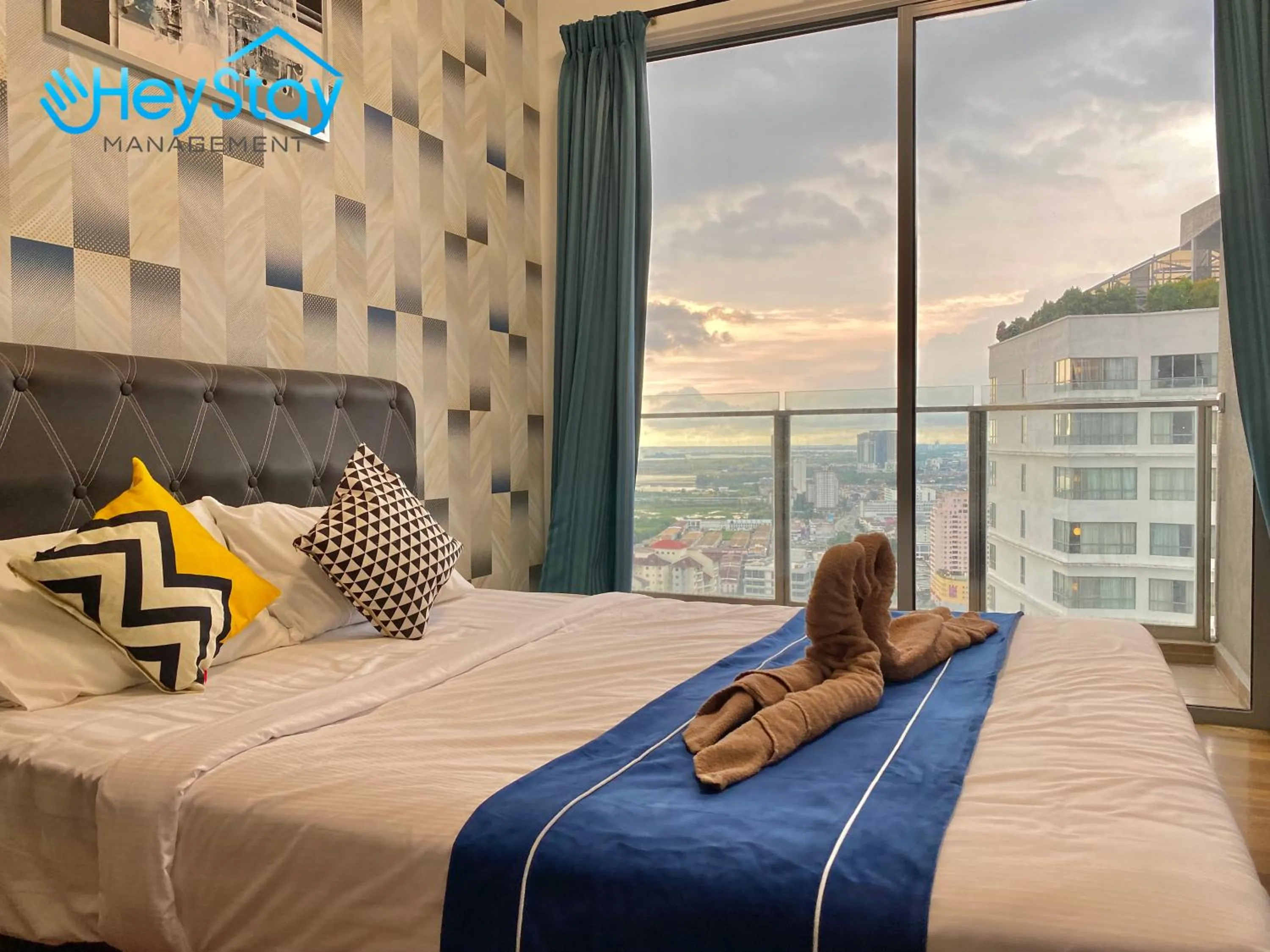 Bed in Silver Scape Residence Melaka Raya By Heystay Management