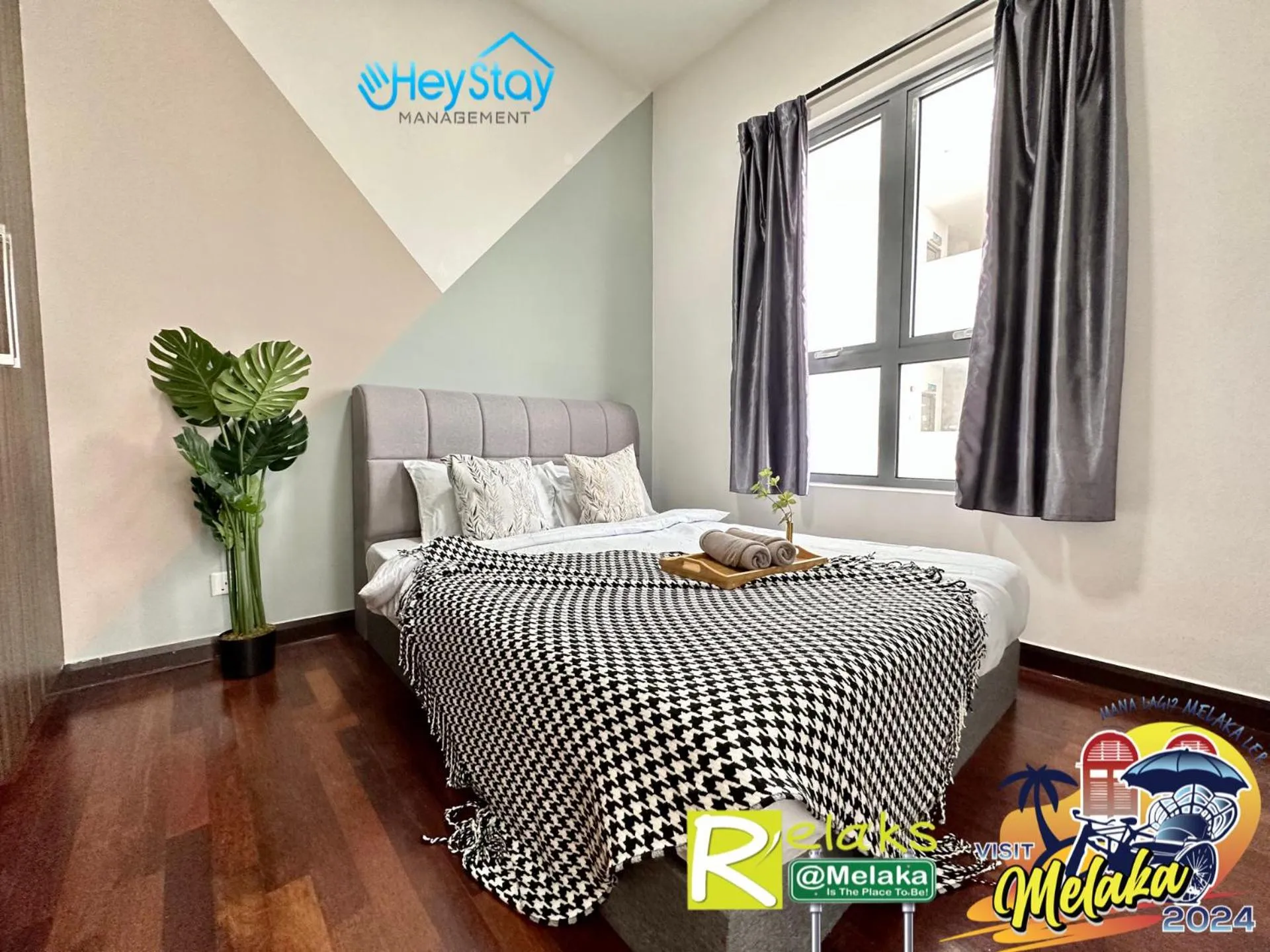 Bed in Silver Scape Residence Melaka Raya By Heystay Management