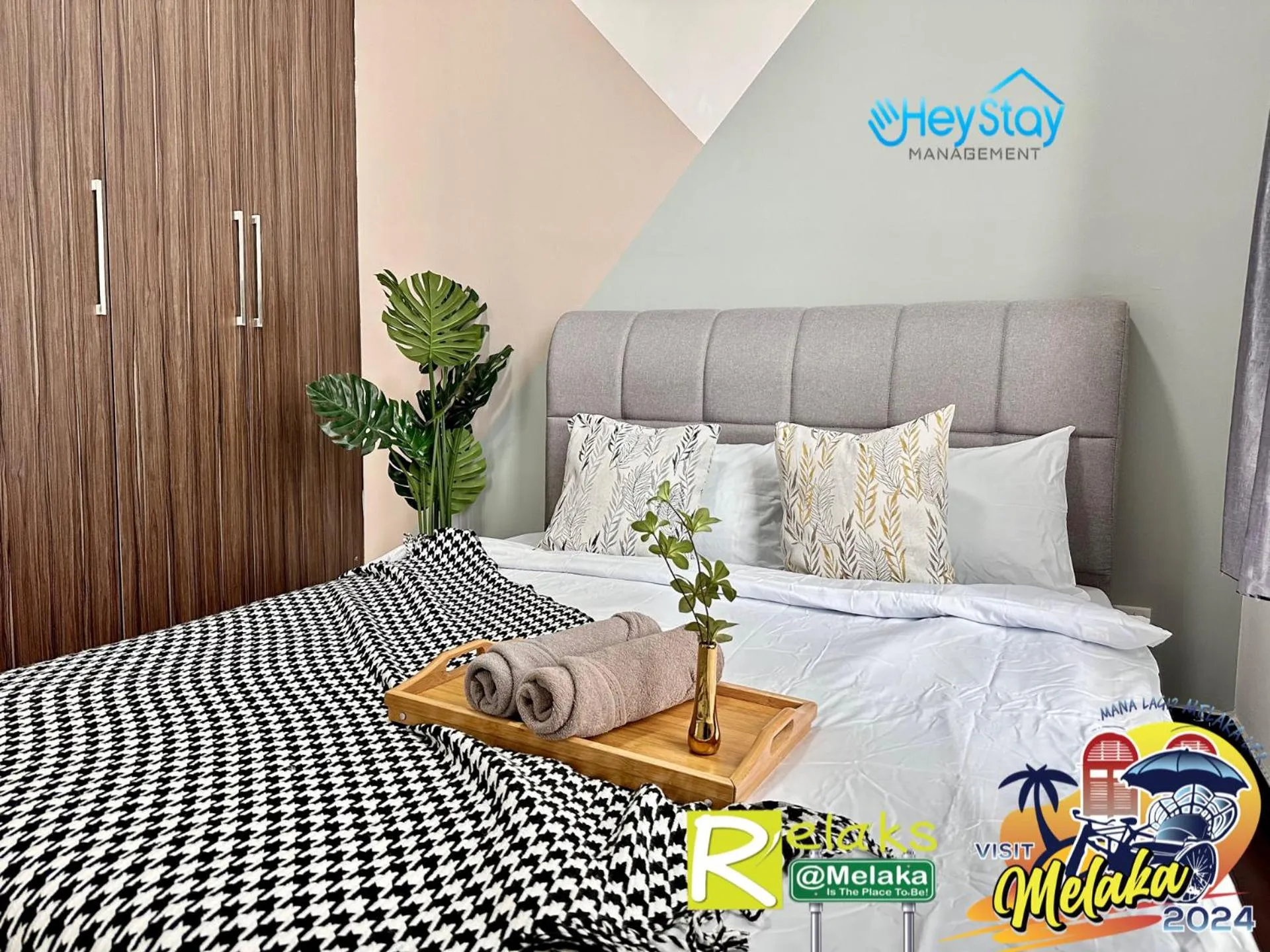 Bed in Silver Scape Residence Melaka Raya By Heystay Management