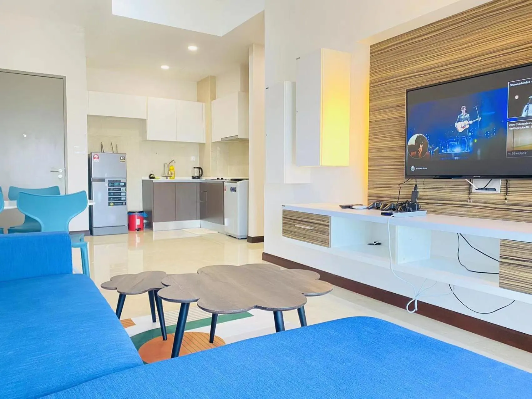 Living room in Silver Scape Residence Melaka Raya By Heystay Management