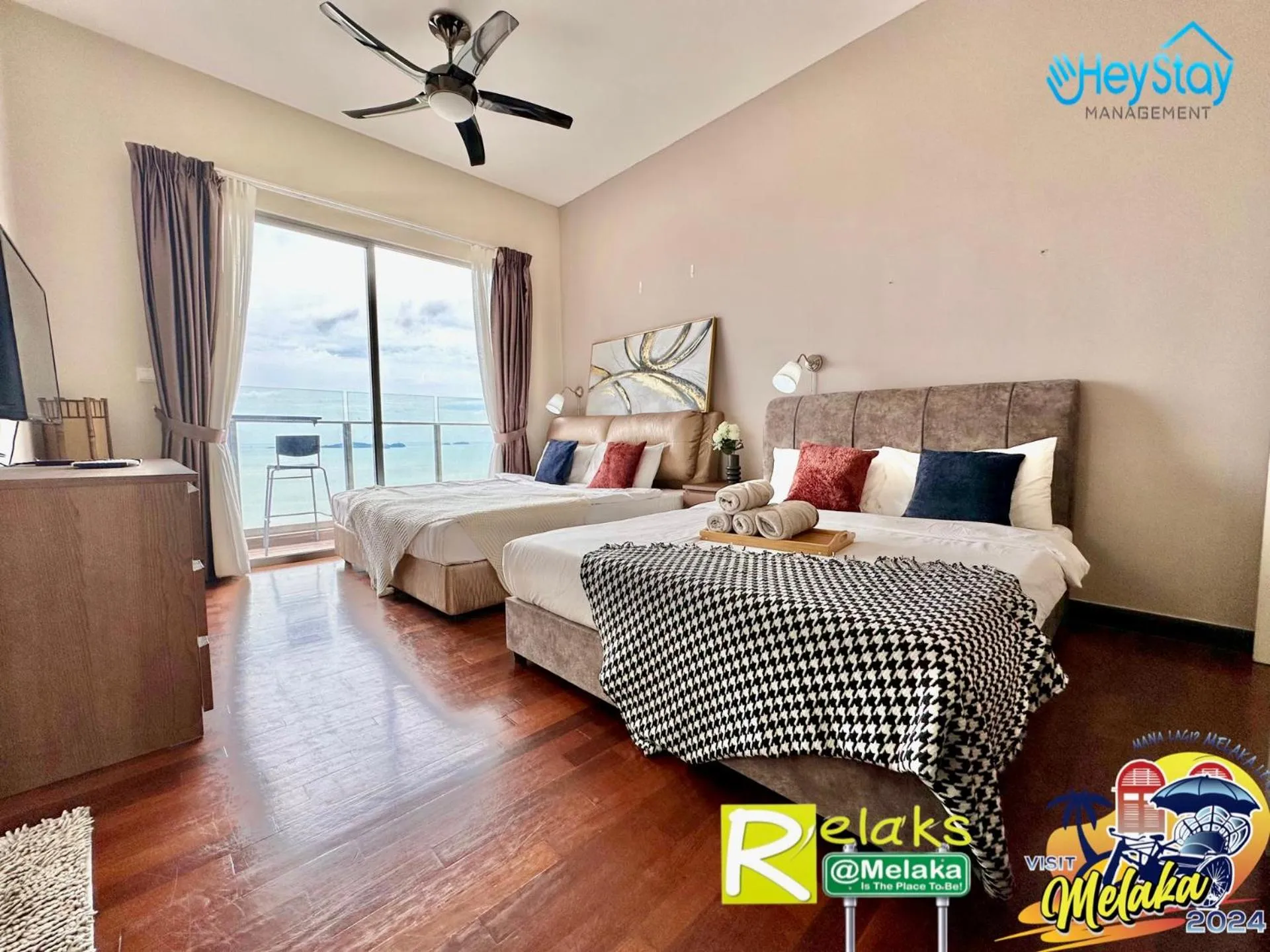 Bed in Silver Scape Residence Melaka Raya By Heystay Management