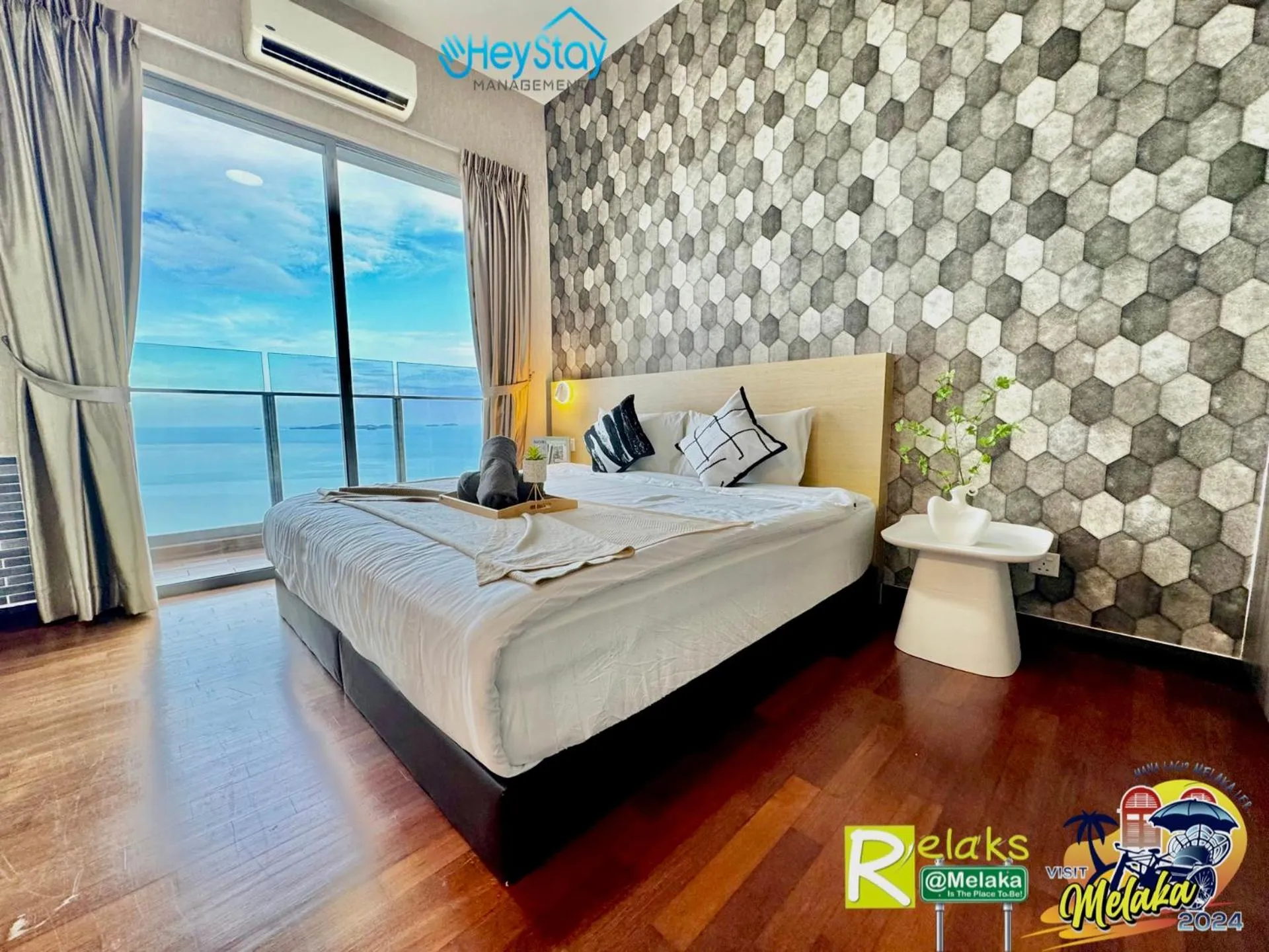 Bed in Silver Scape Residence Melaka Raya By Heystay Management