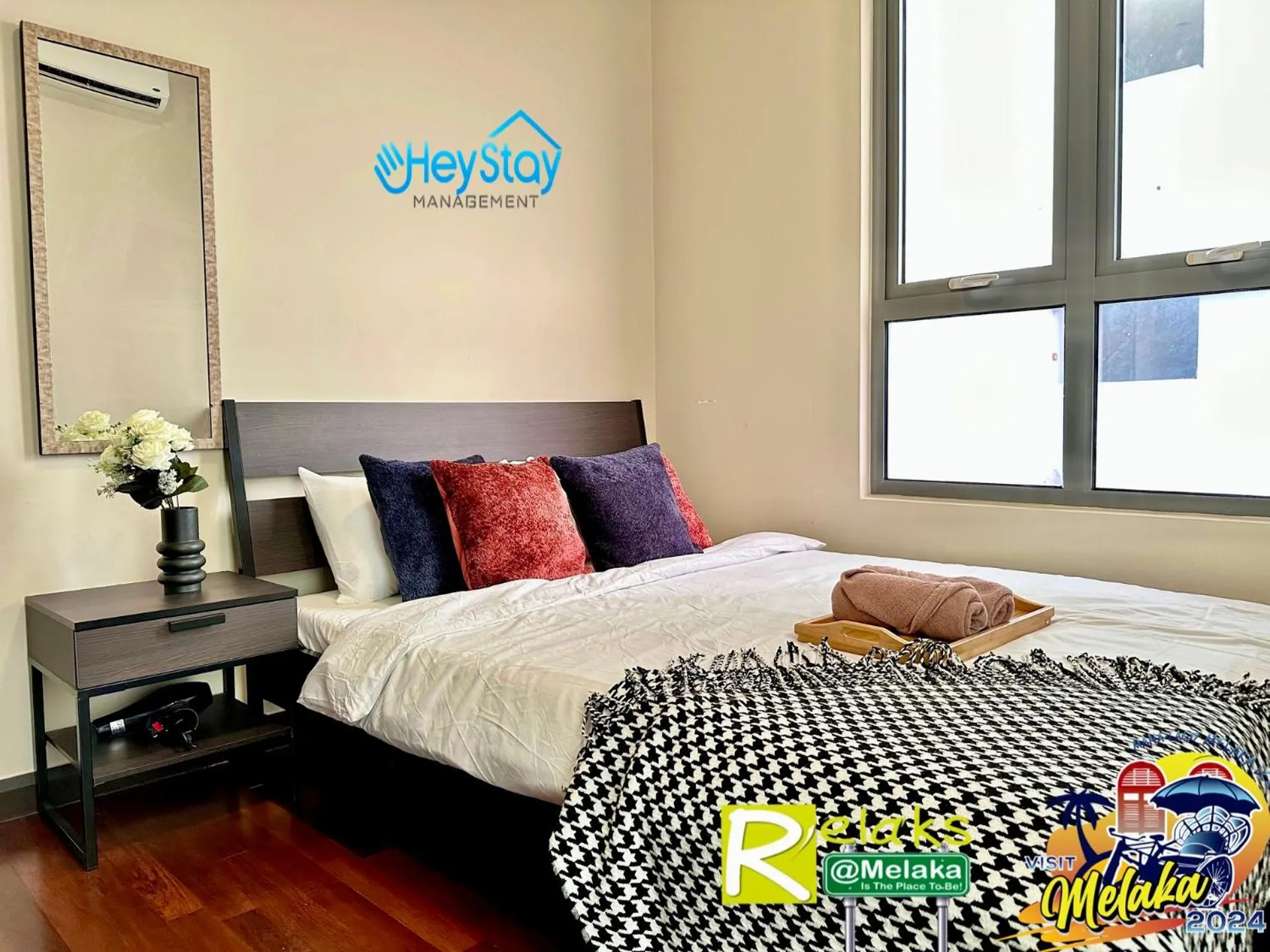 Bed in Silver Scape Residence Melaka Raya By Heystay Management