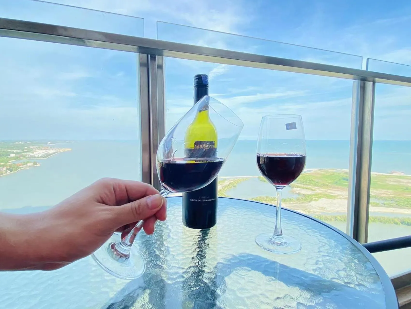 Balcony/Terrace in Silver Scape Residence Melaka Raya By Heystay Management