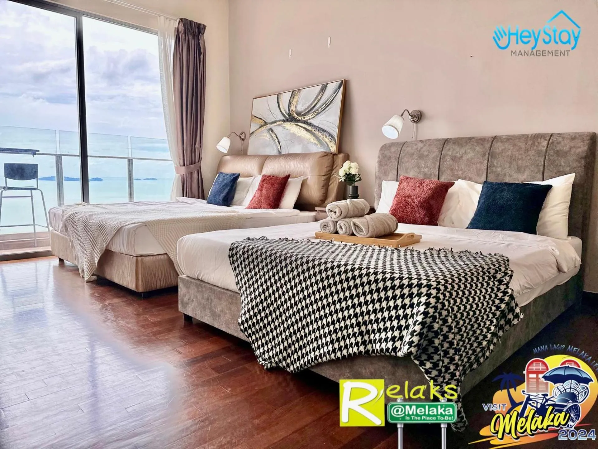 Bed in Silver Scape Residence Melaka Raya By Heystay Management