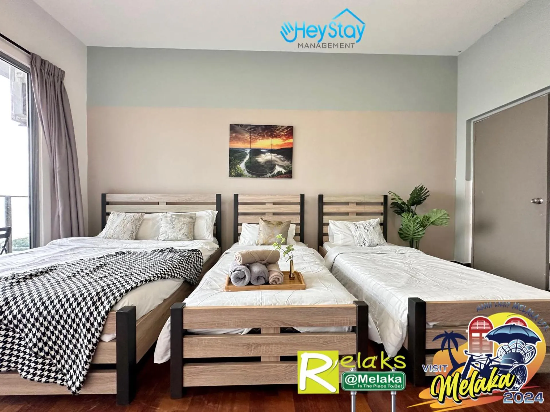 Bed in Silver Scape Residence Melaka Raya By Heystay Management