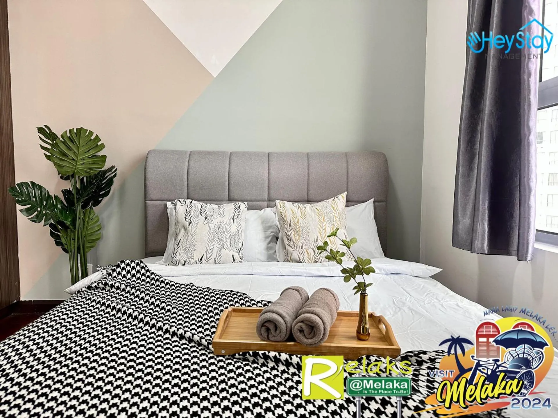 Bed in Silver Scape Residence Melaka Raya By Heystay Management