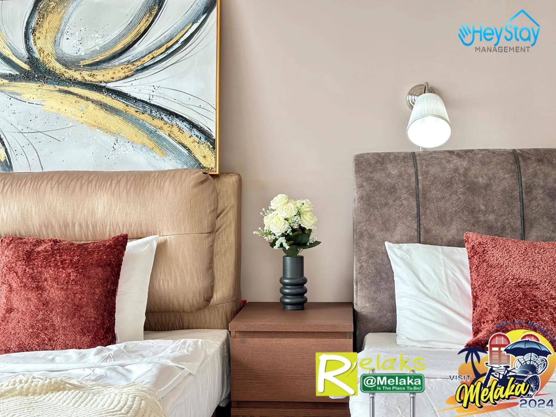 Bed in Silver Scape Residence Melaka Raya By Heystay Management