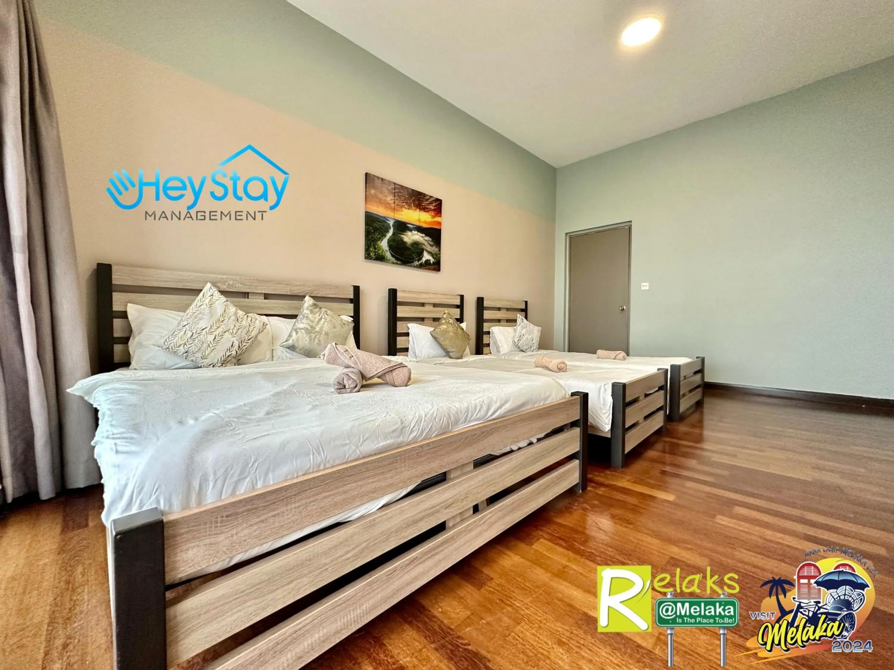 Bed in Silver Scape Residence Melaka Raya By Heystay Management