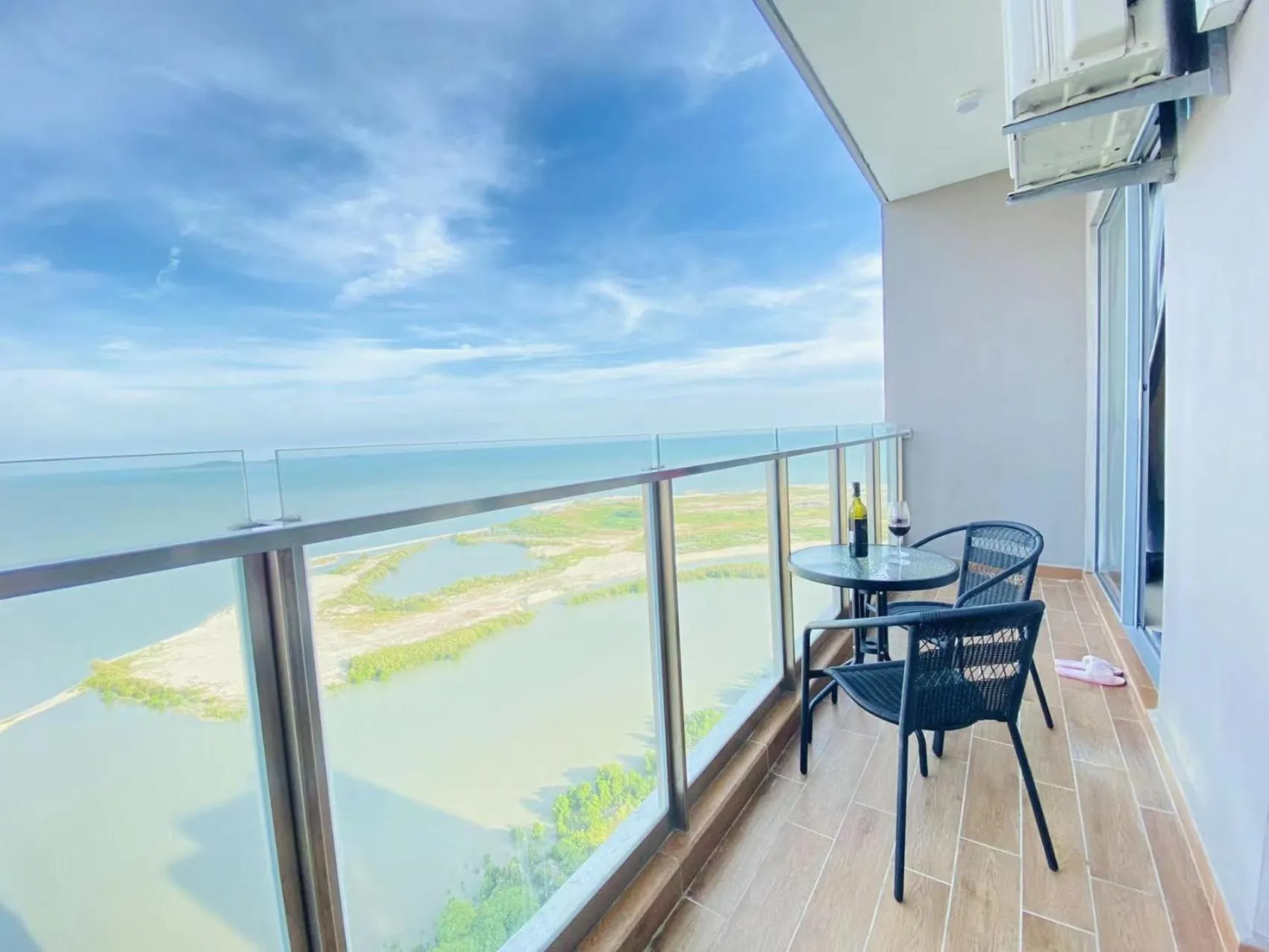 Balcony/Terrace in Silver Scape Residence Melaka Raya By Heystay Management