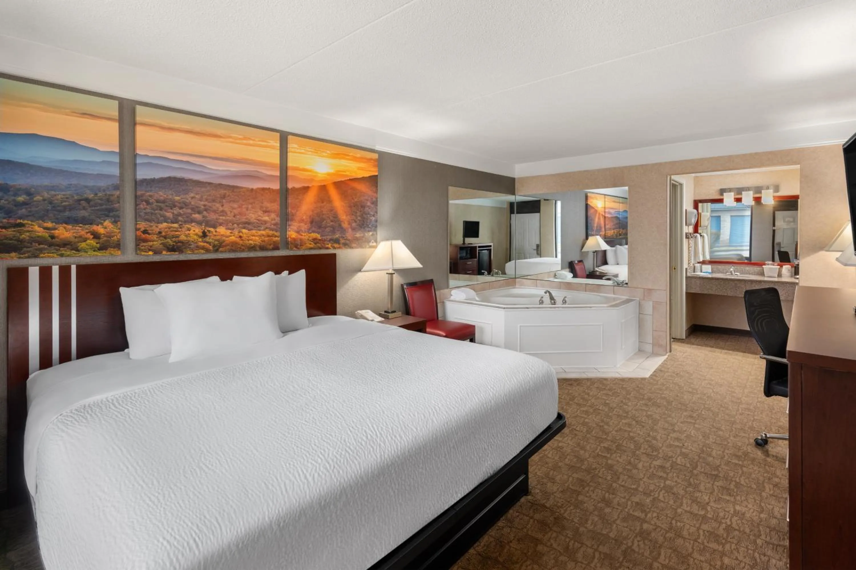 Bed in Days Inn by Wyndham Columbia Kentucky