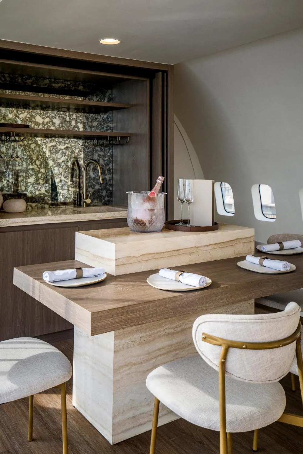 Dining area in Private Jet Villa Uluwatu