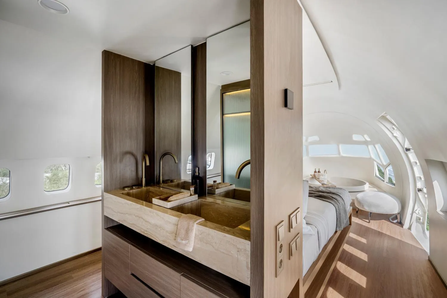 Bed in Private Jet Villa Uluwatu