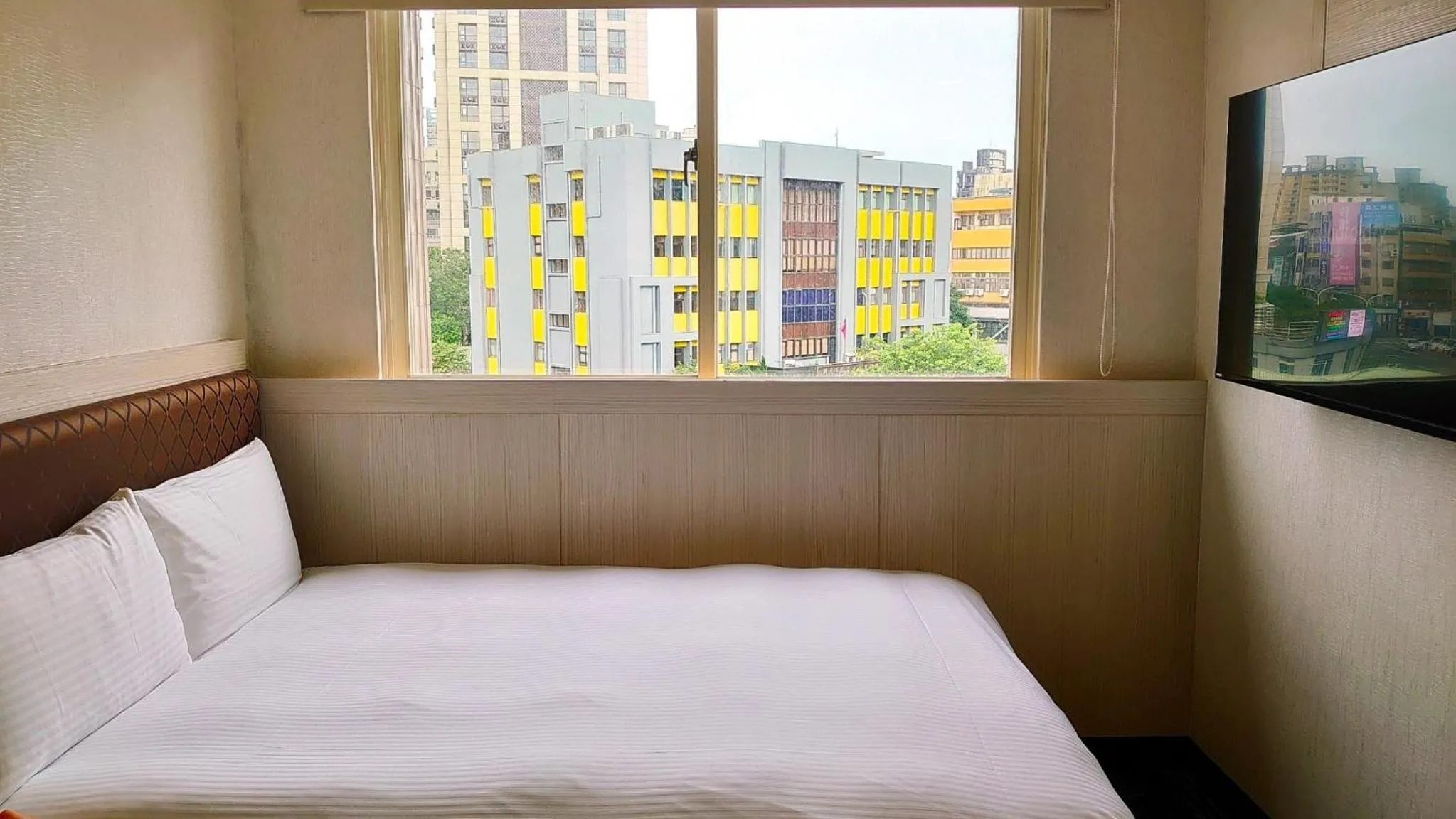 Bed in Hub Hotel Banqiao Branch
