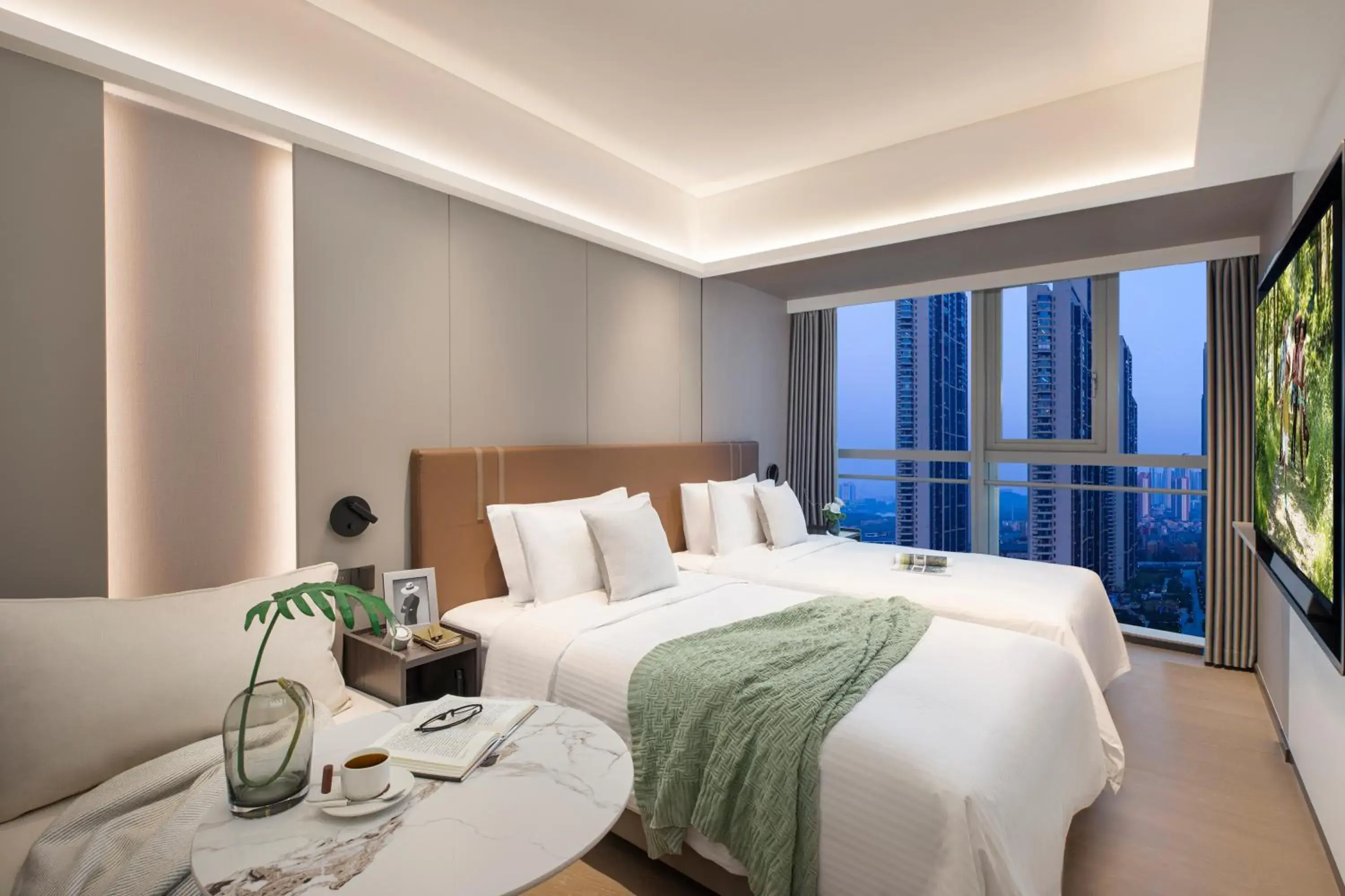 Studio Deluxe Twin in Somerset Future Center Wuhan Studio Deluxe Twin in Somerset Future Center Wuhan