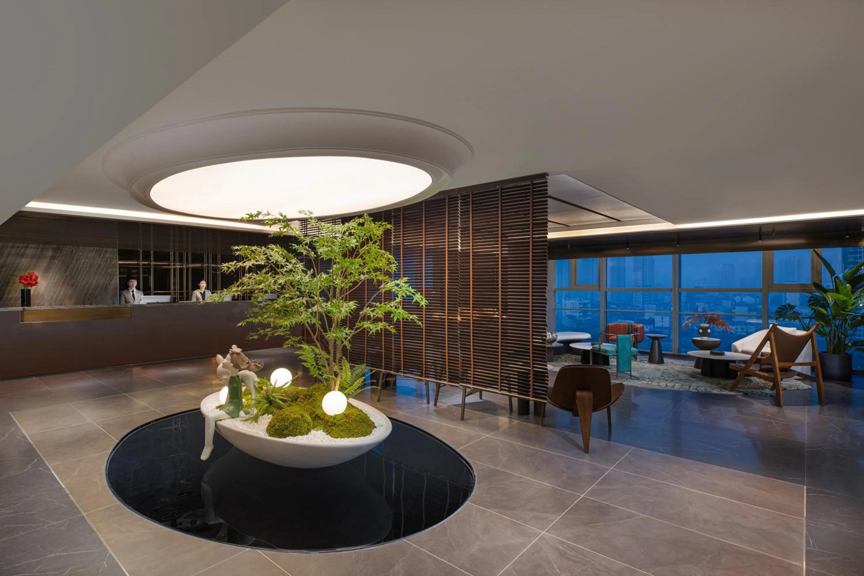 Lobby or reception in Somerset Future Center Wuhan