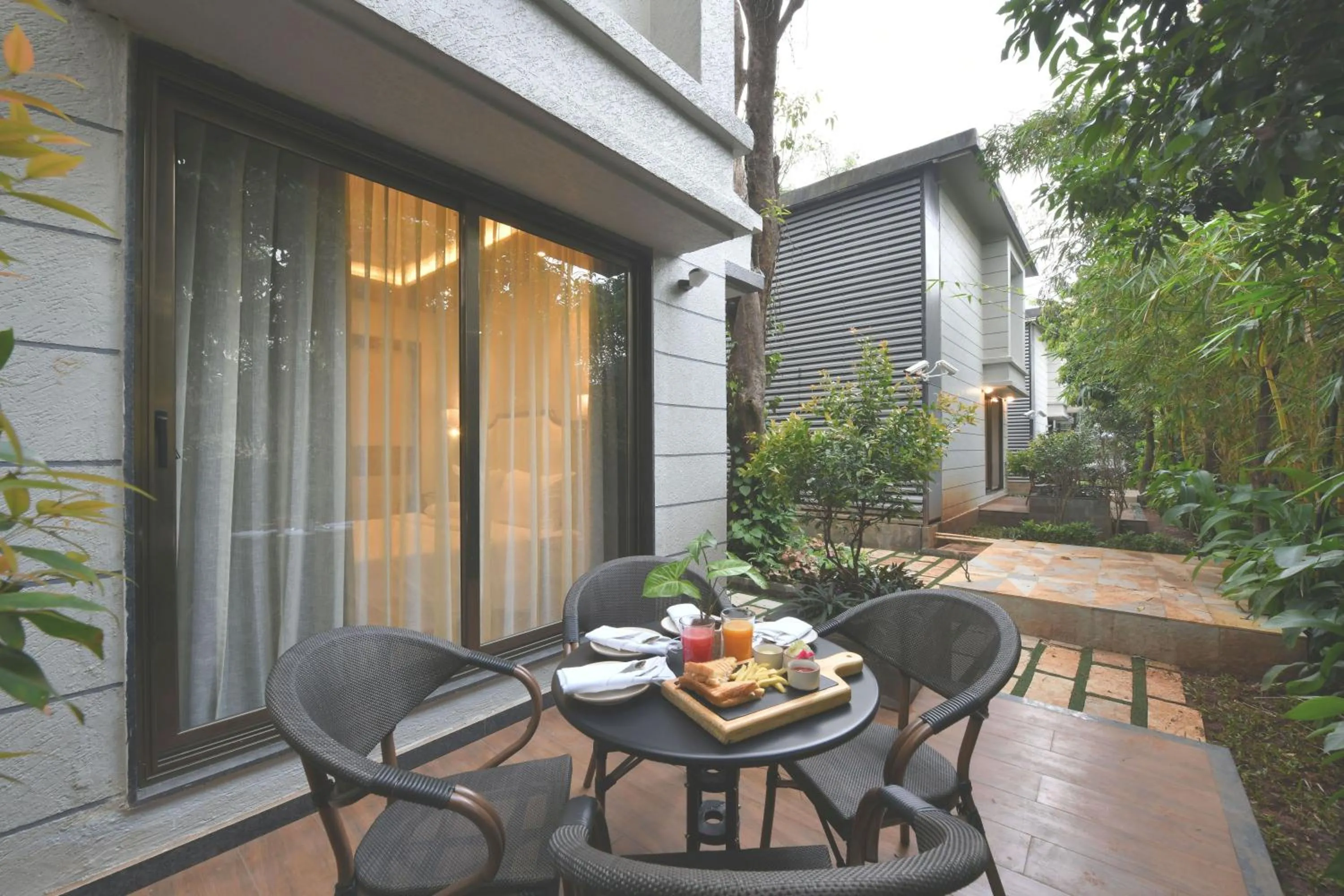 Balcony/Terrace in Arova Woods Zinc Journey by The Fern, Lonavala