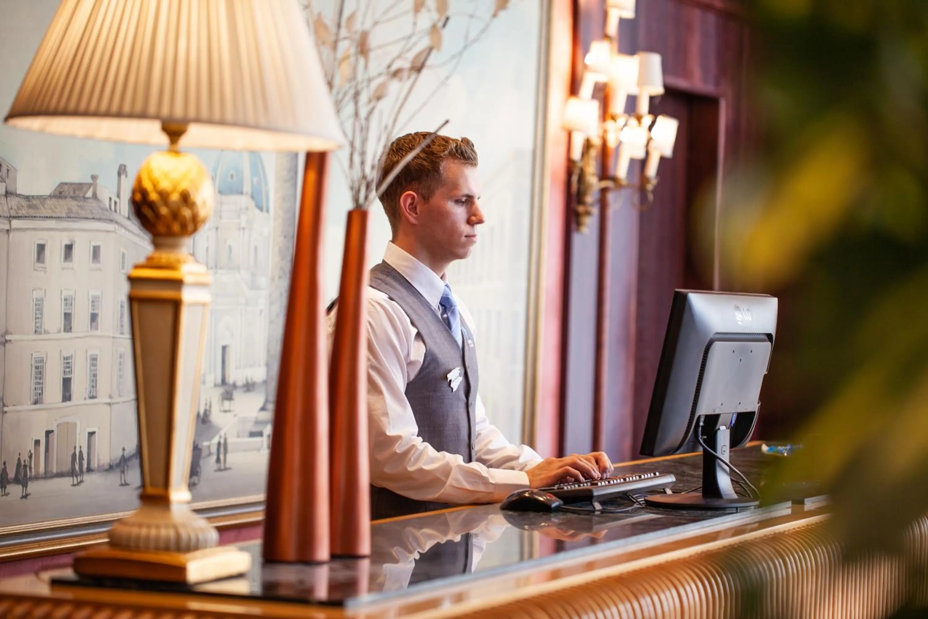 Lobby or reception in Grupotel Playa de Palma Suites & Spa