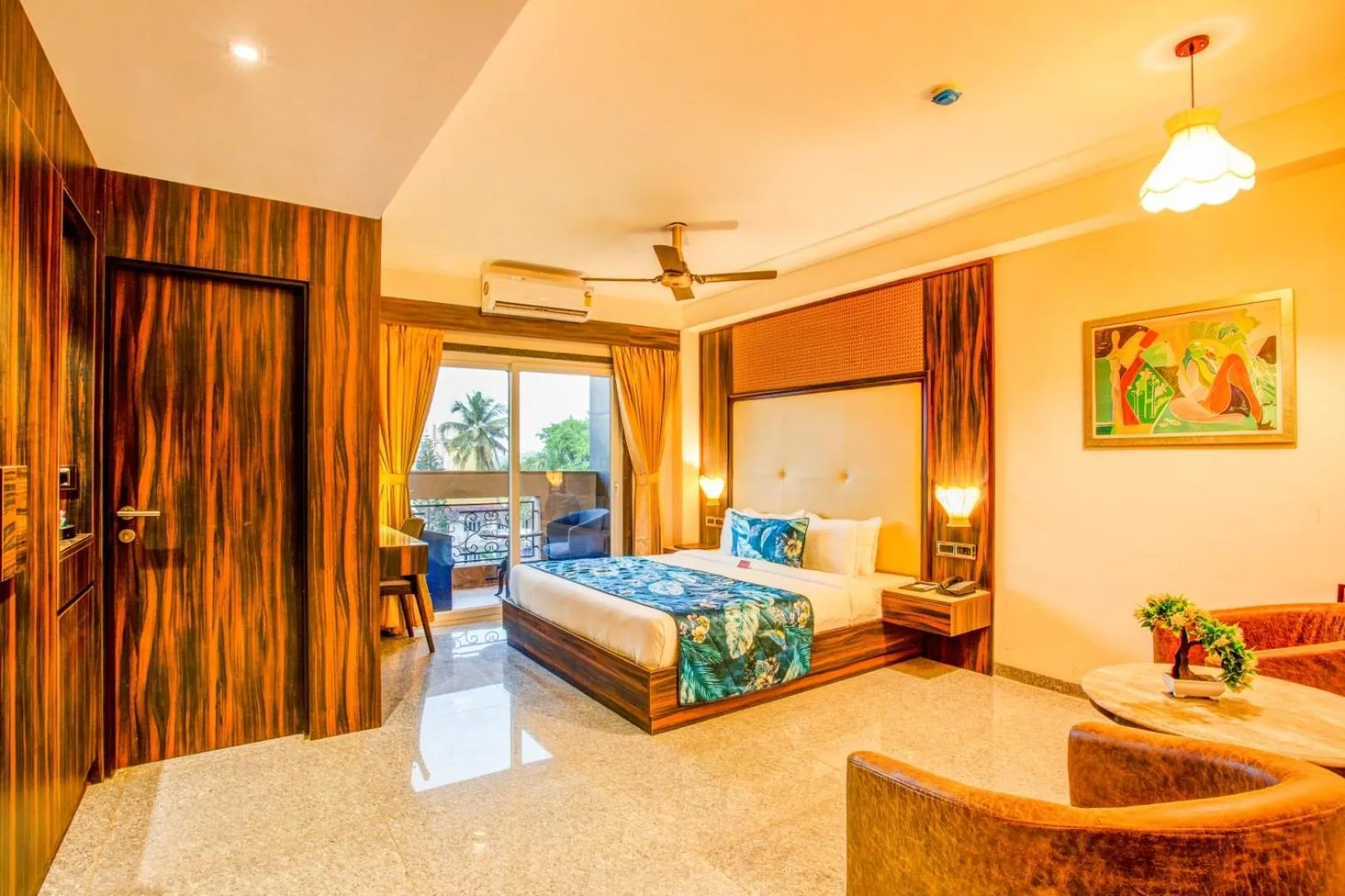 Bed in Summit Calangute Resort & Spa