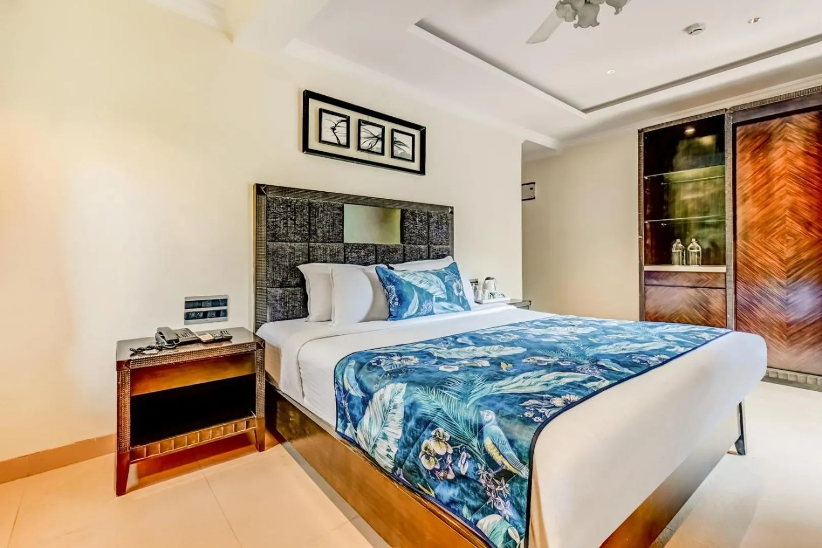 Bed in Summit Calangute Resort & Spa