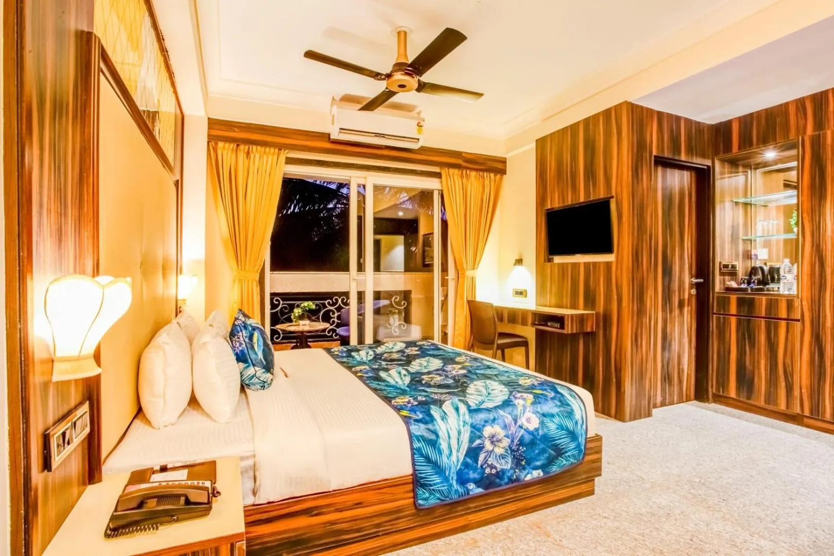 Bed in Summit Calangute Resort & Spa