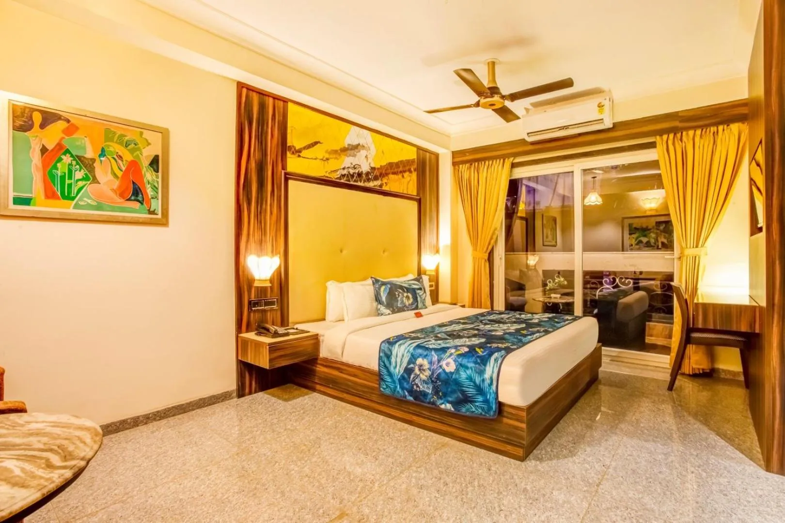 Bed in Summit Calangute Resort & Spa