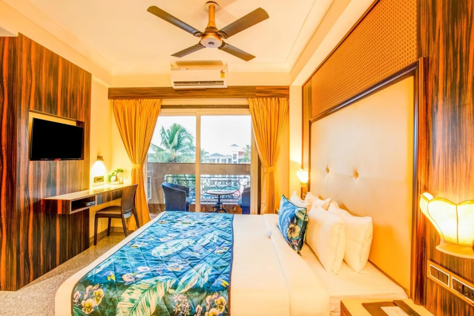 Bed in Summit Calangute Resort & Spa