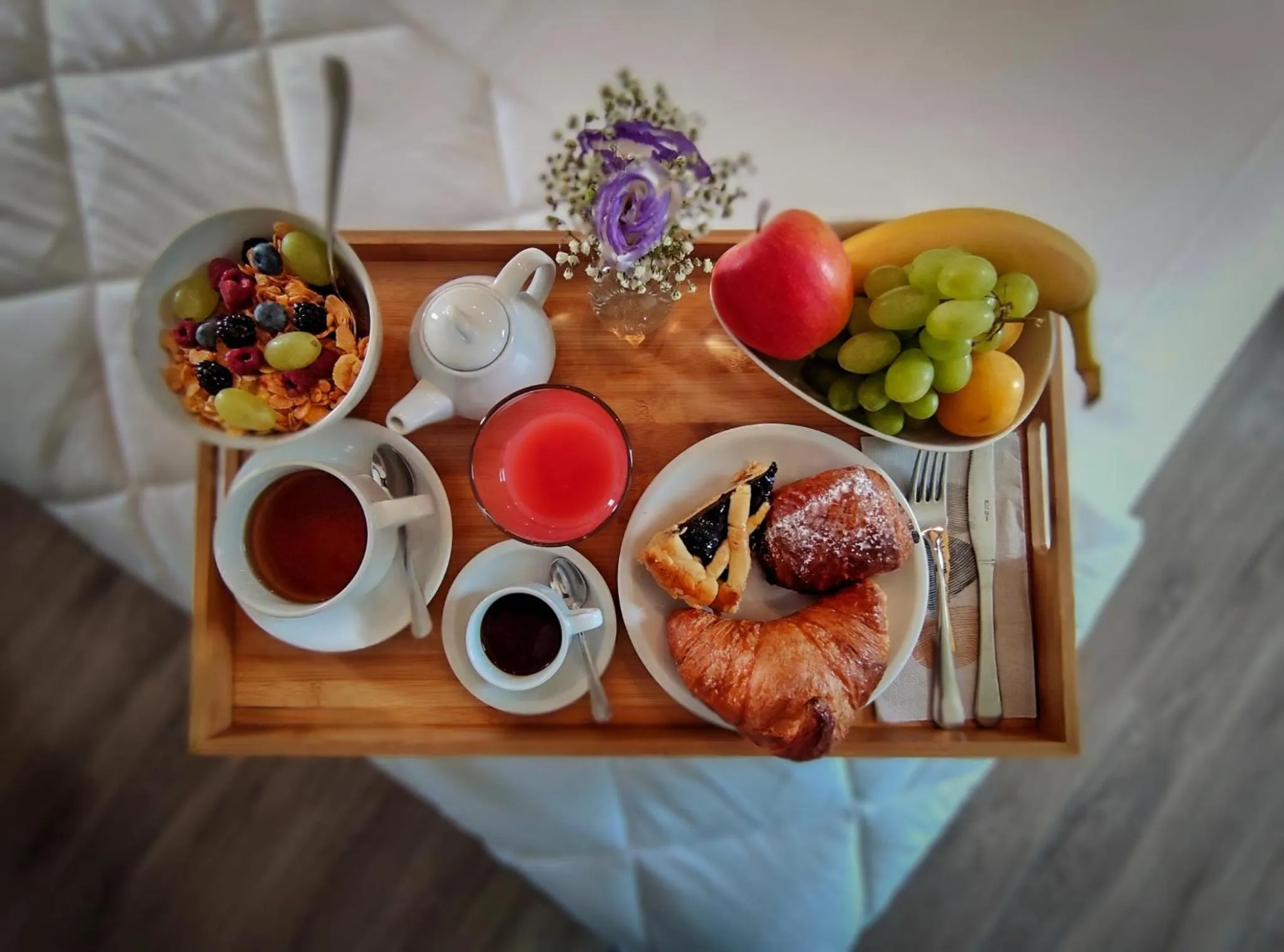 Food and drinks in Hotel Valle del Fiora