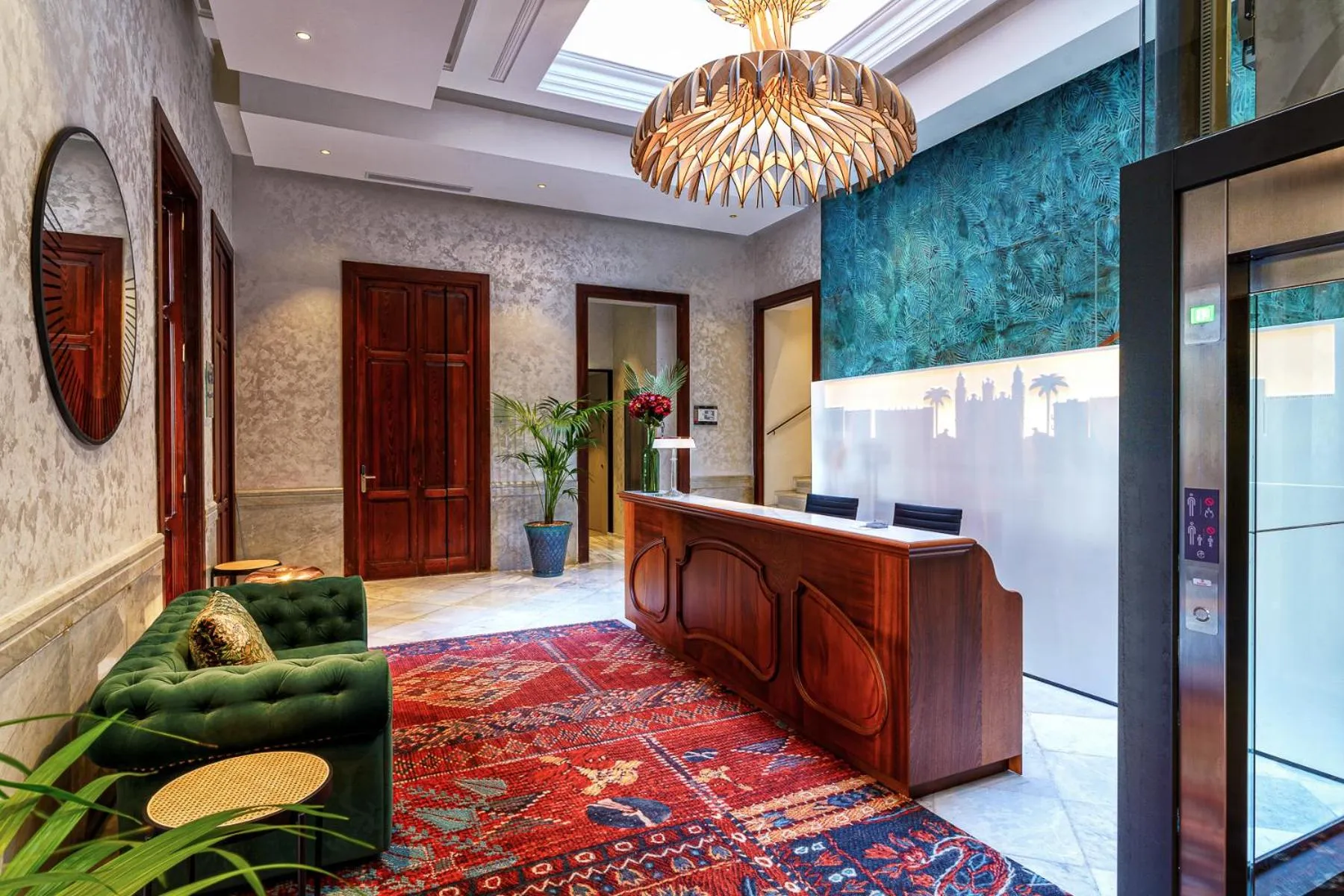 Lobby or reception in Boutique Hotel Cordial Plaza Mayor de Santa Ana